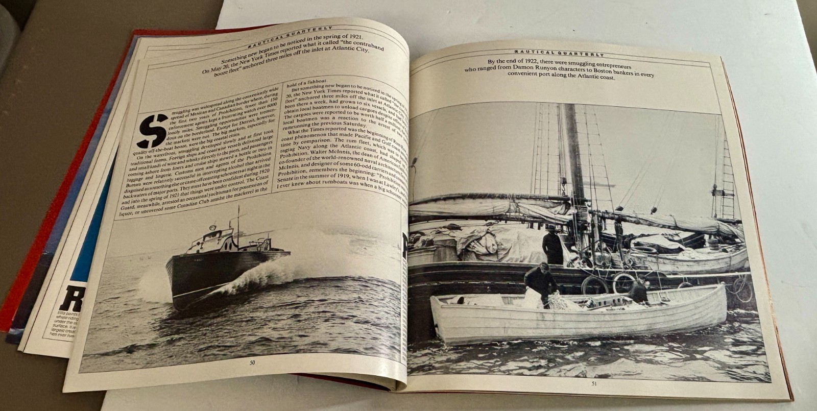 Nautical Quarterly No.3 Vintage Sailing Maritime Magazine w/Original Slipcase VG