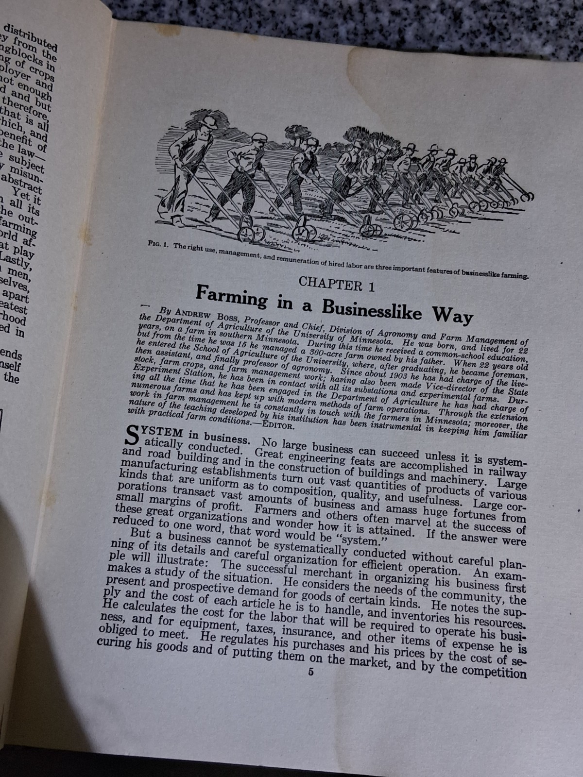 1919 Antique Agriculture Book “Farm Knowledge: Farm Management”