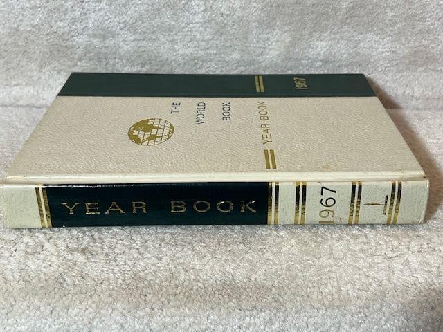 1967 The World Book Year Book Reviewing Events of 1966 Hardcover 630 Pages