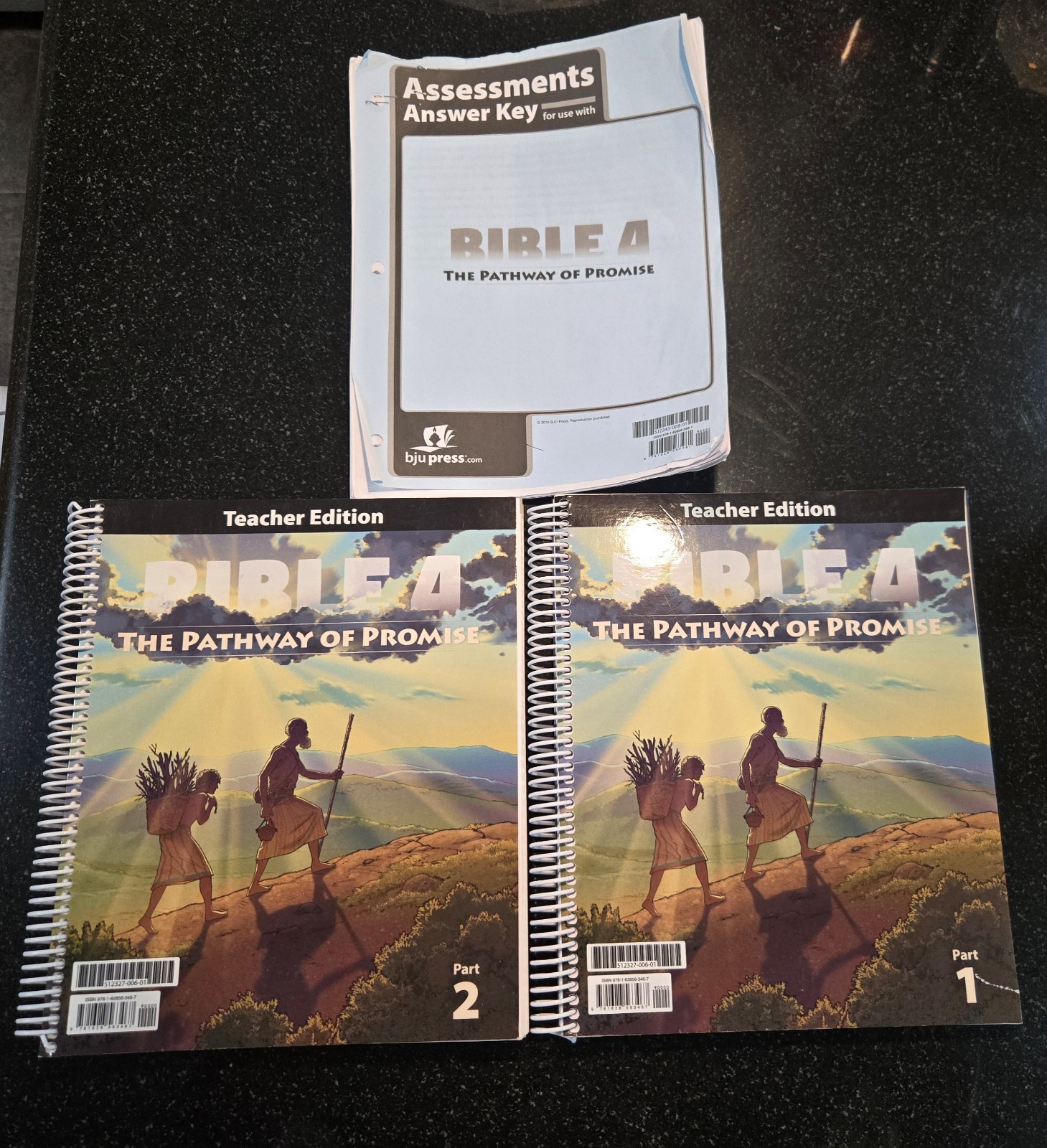 BJU Press Bible 4 Teacher Editions and Assessment Answer Keys