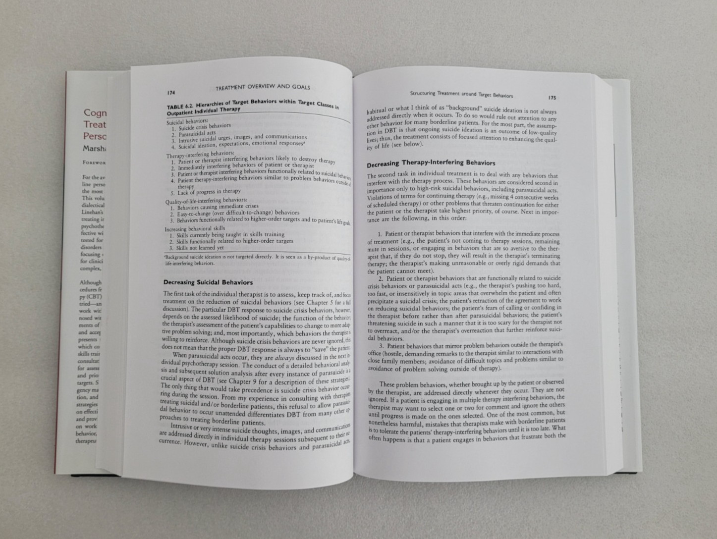 Cognitive-Behavioral Treatment of Borderline Personality D by Marsha M. Linehan