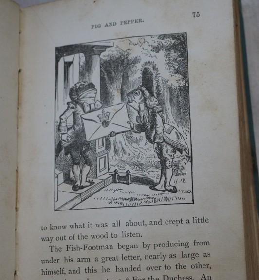 Scarce Antique Alice’s Adventures in Wonderland, Illust John Tenniel, 1893