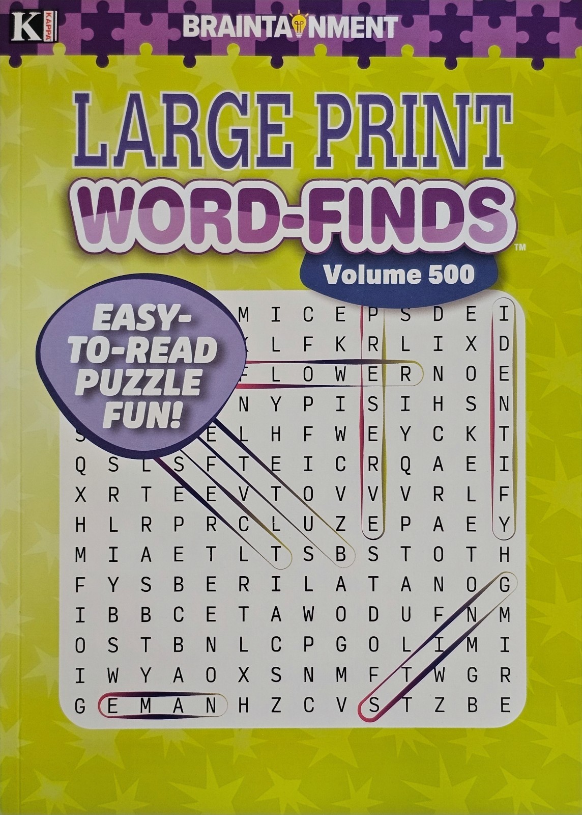 Kappa Large Print Word-Finds Puzzle Books, Largest Selection of Volumes. U-PICK!