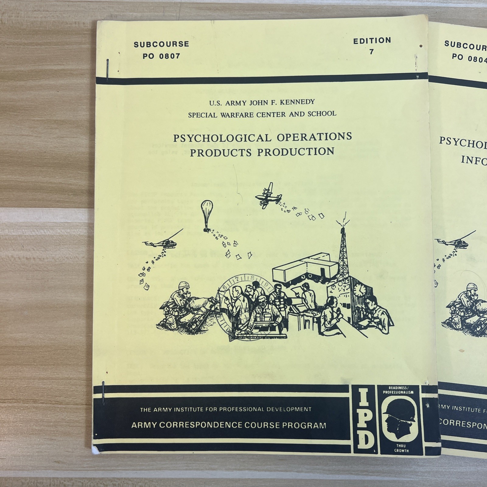 Rare PsyOps Manuals US Army Special Warfare Center