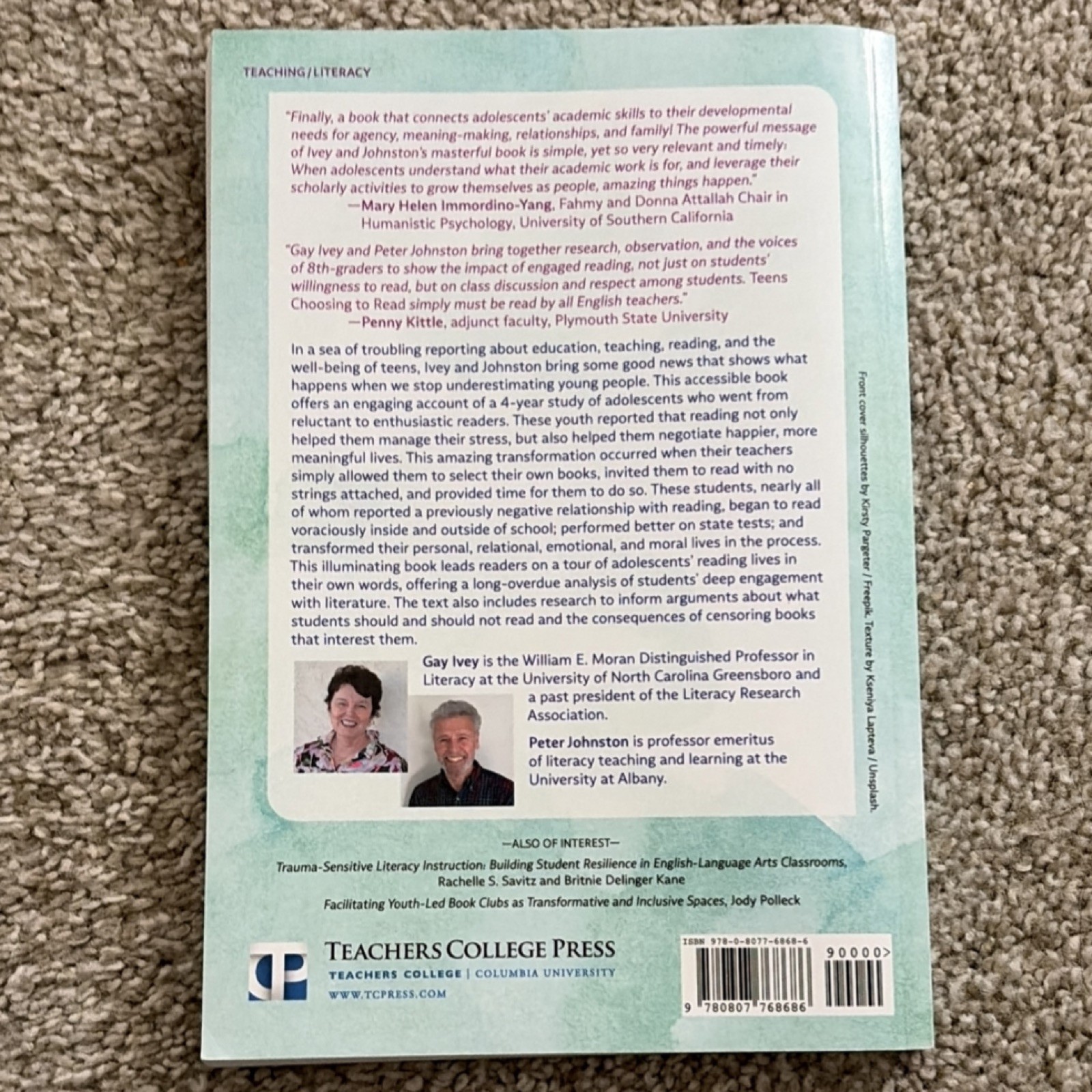 Teens Choosing to Read: Fostering Social, Emotional, and Intellectual Growth…