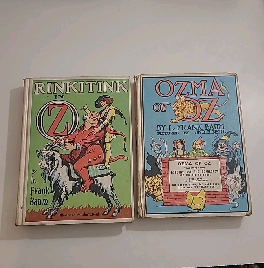Wizard of OZ L. Frank Baum Book Set Of 12 Hardcover Reilly & Lee 1956