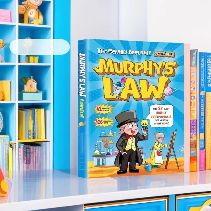 Murphy’s Law Learning Book for Kids 8-12 with 128 Pages Paperback Illustrated