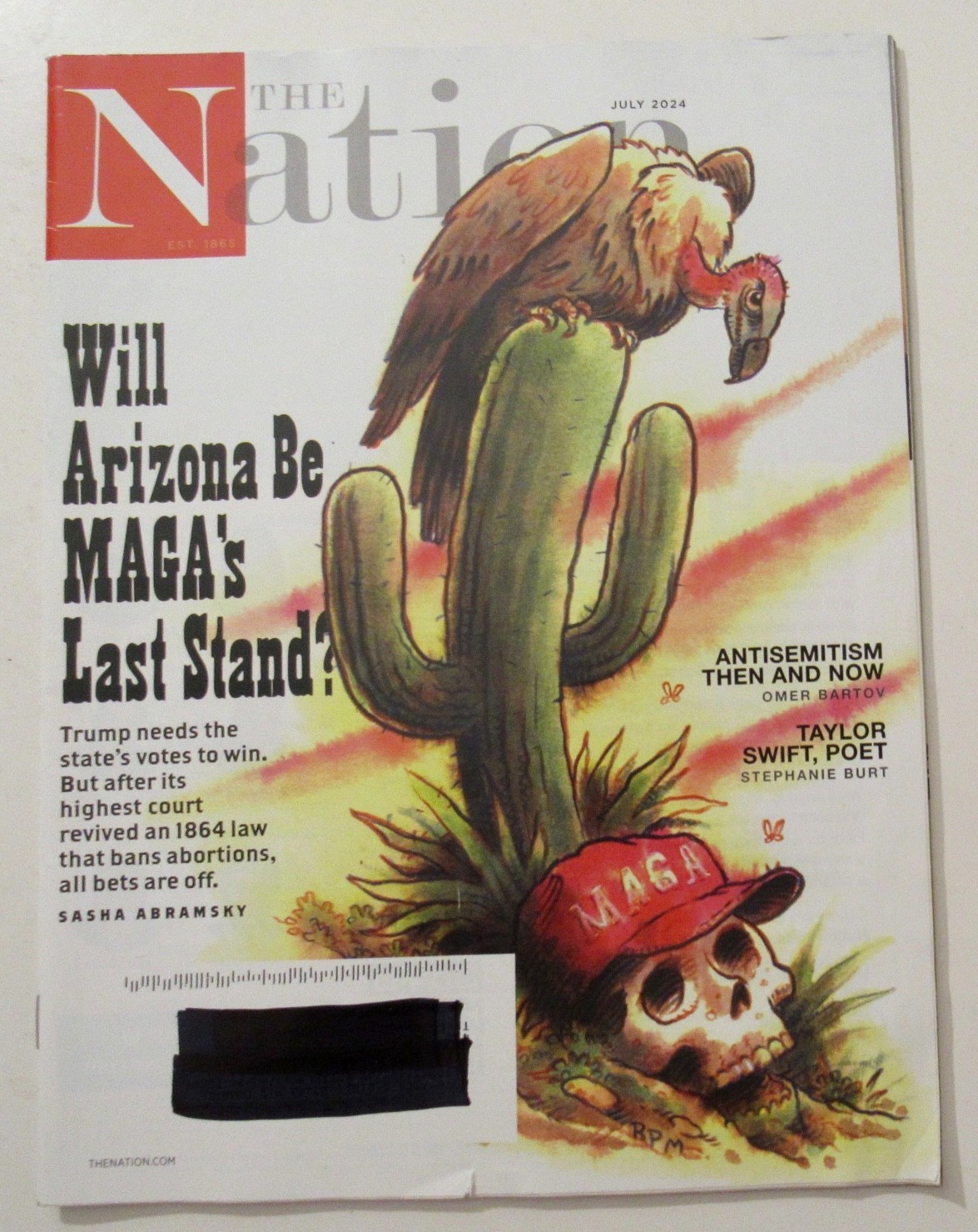 Lot of 8- THE NATION MAGAZINE – 7) 2024 + 1) 2023 – Politics – News – USA