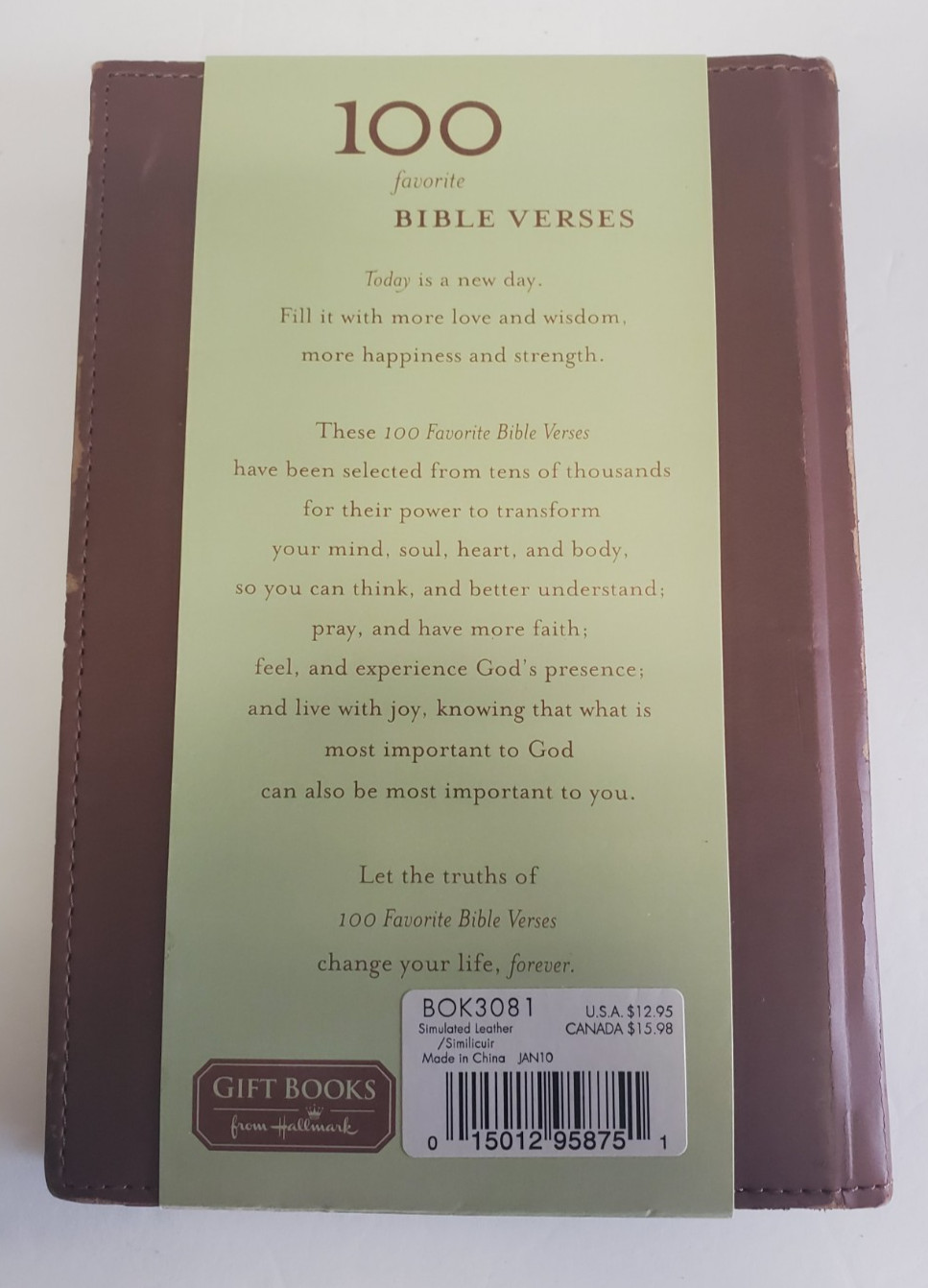 100 Favorite Bible Verses. Religious. Devotion and Scripture for Daily Use