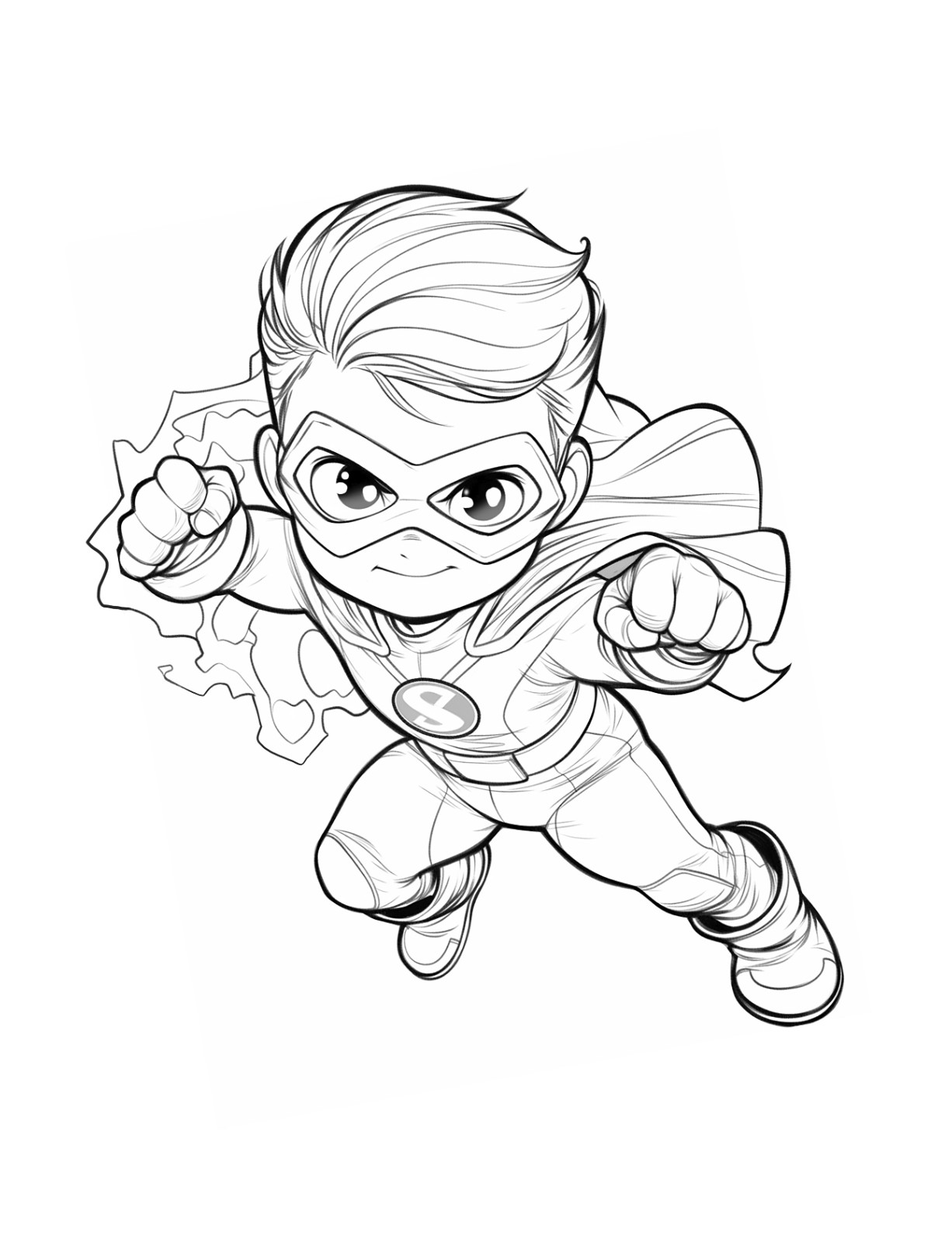 Superheroes Coloring Bookfor Kids & Adults | Cute Designs