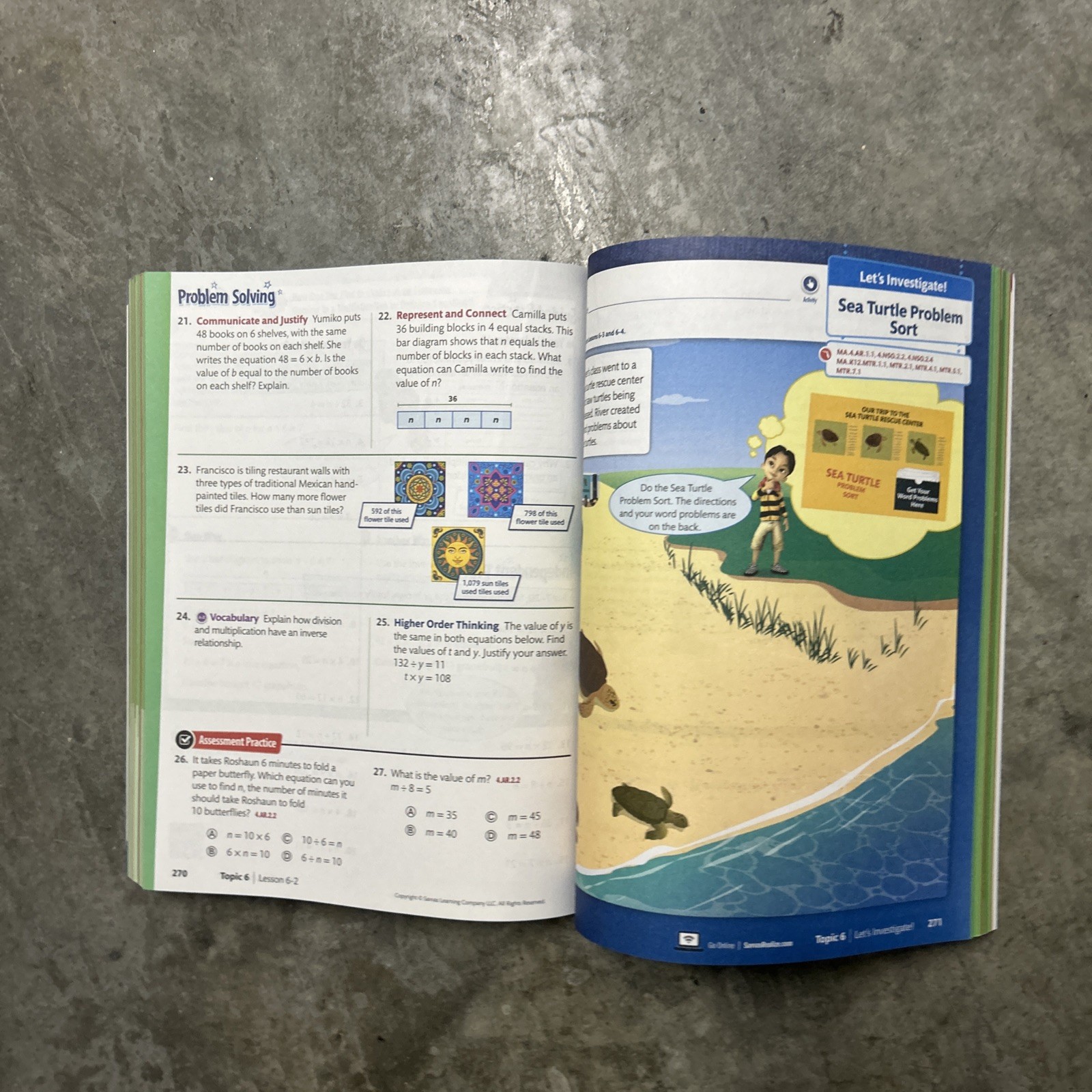 Grade 4 Envision Florida B.E.S.T. Mathematics Student Edition Volume 1 2023 NEW