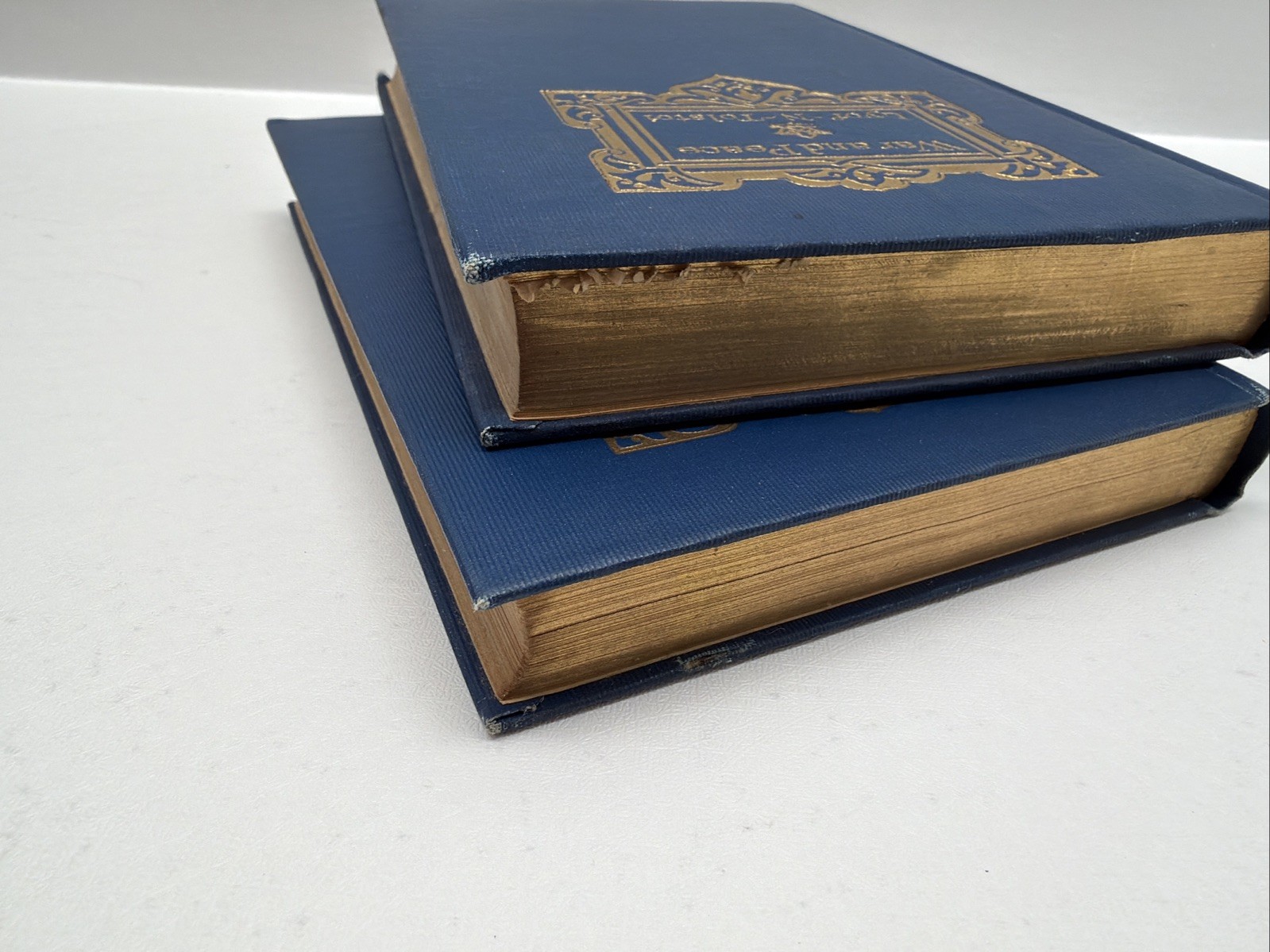 War and Peace Leo Tolstoy 1898 Vol I and Vol. III (Rare Books)