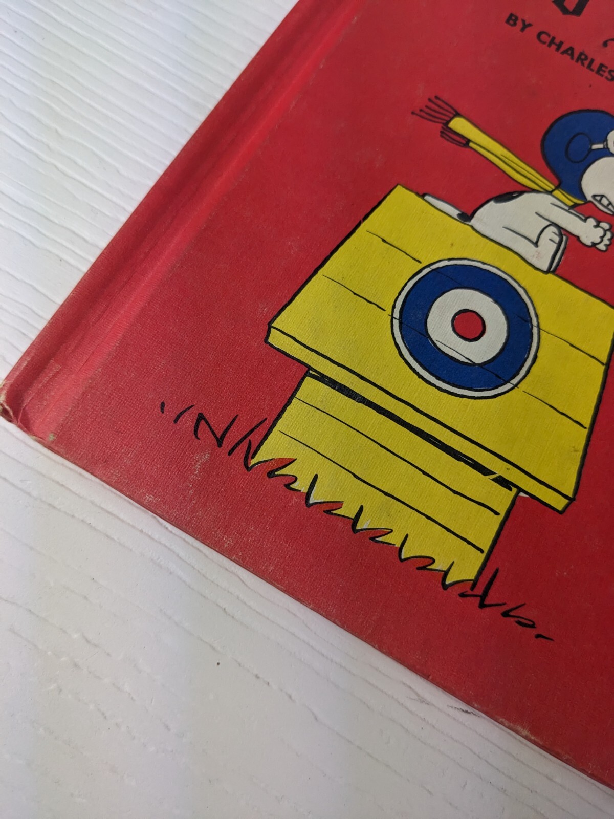 Vtg 1966 Children’s Hardcover Snoopy and the Red Baron Weekly Reader Book Club
