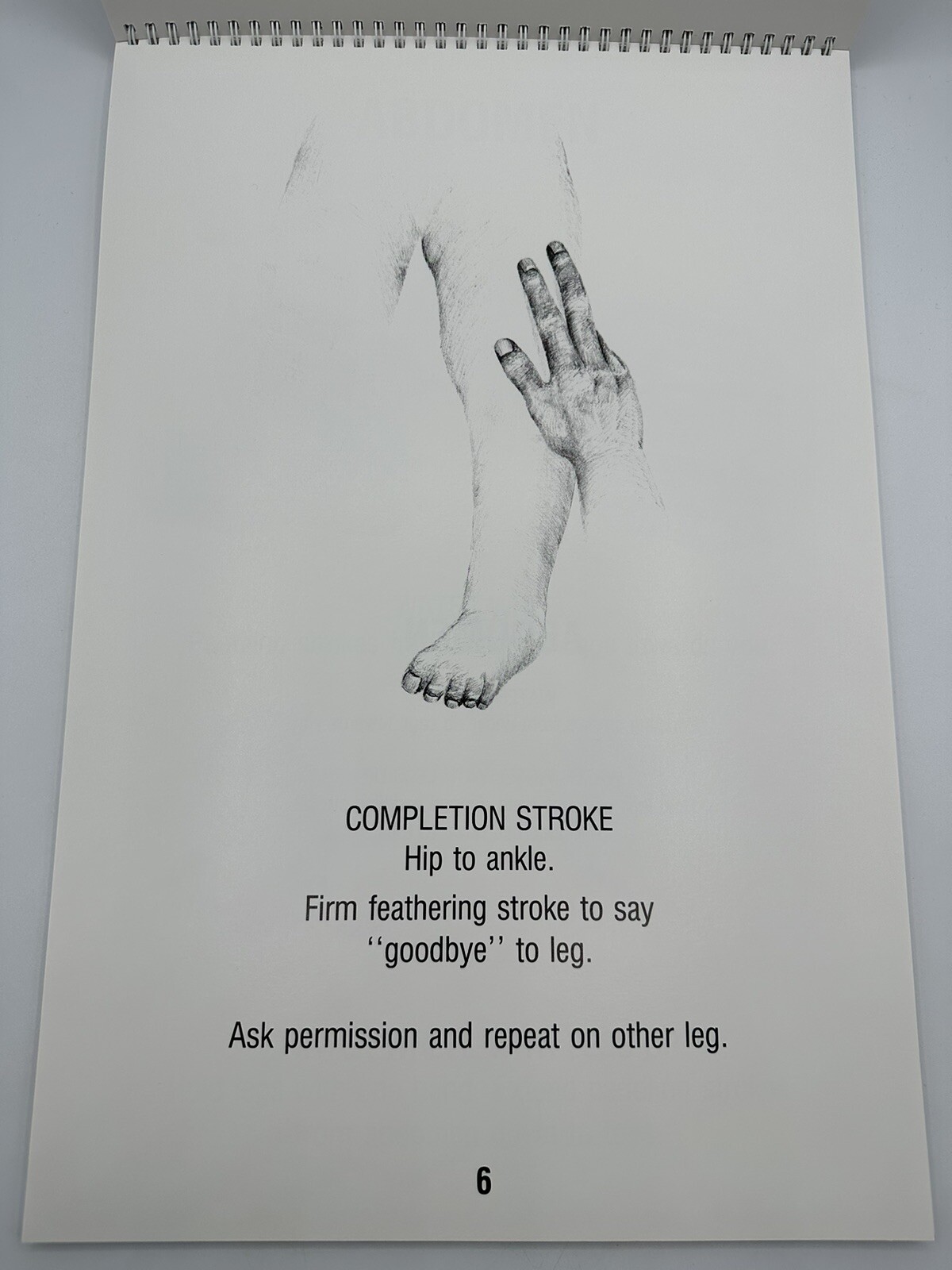 Infant Massage Strokes 1993 Rare Vimala McClure’s Parent Education 18.5 by 12 in