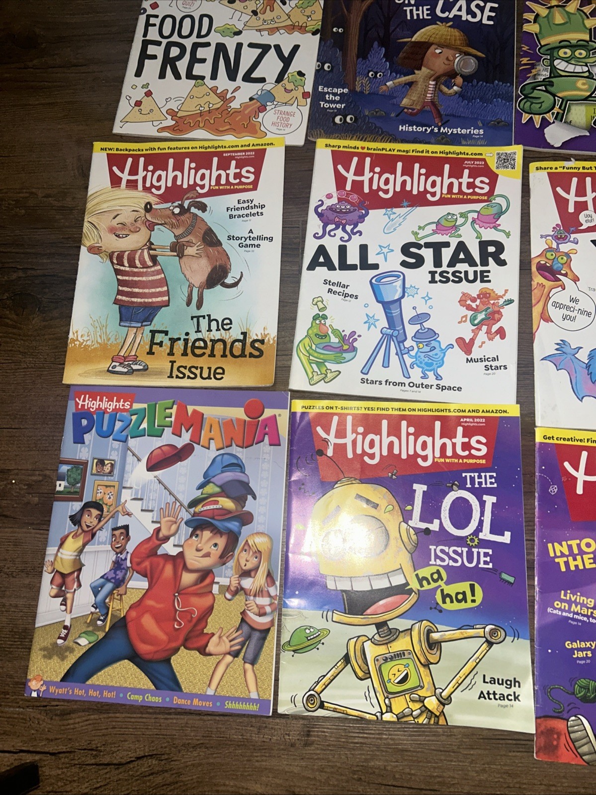 Highlights Magazines Lot 20 Kids Education Activities Stories Puzzles Craft Draw