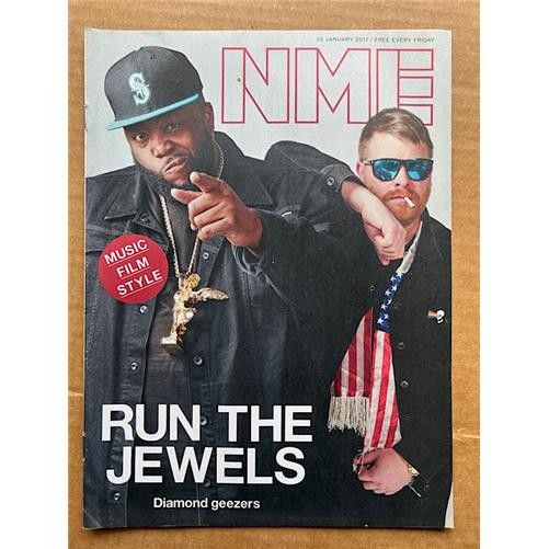 RUN THE JEWELS NME MAGAZINE JANUARY 20 2017 – RUN THE JEWELS cover with more i