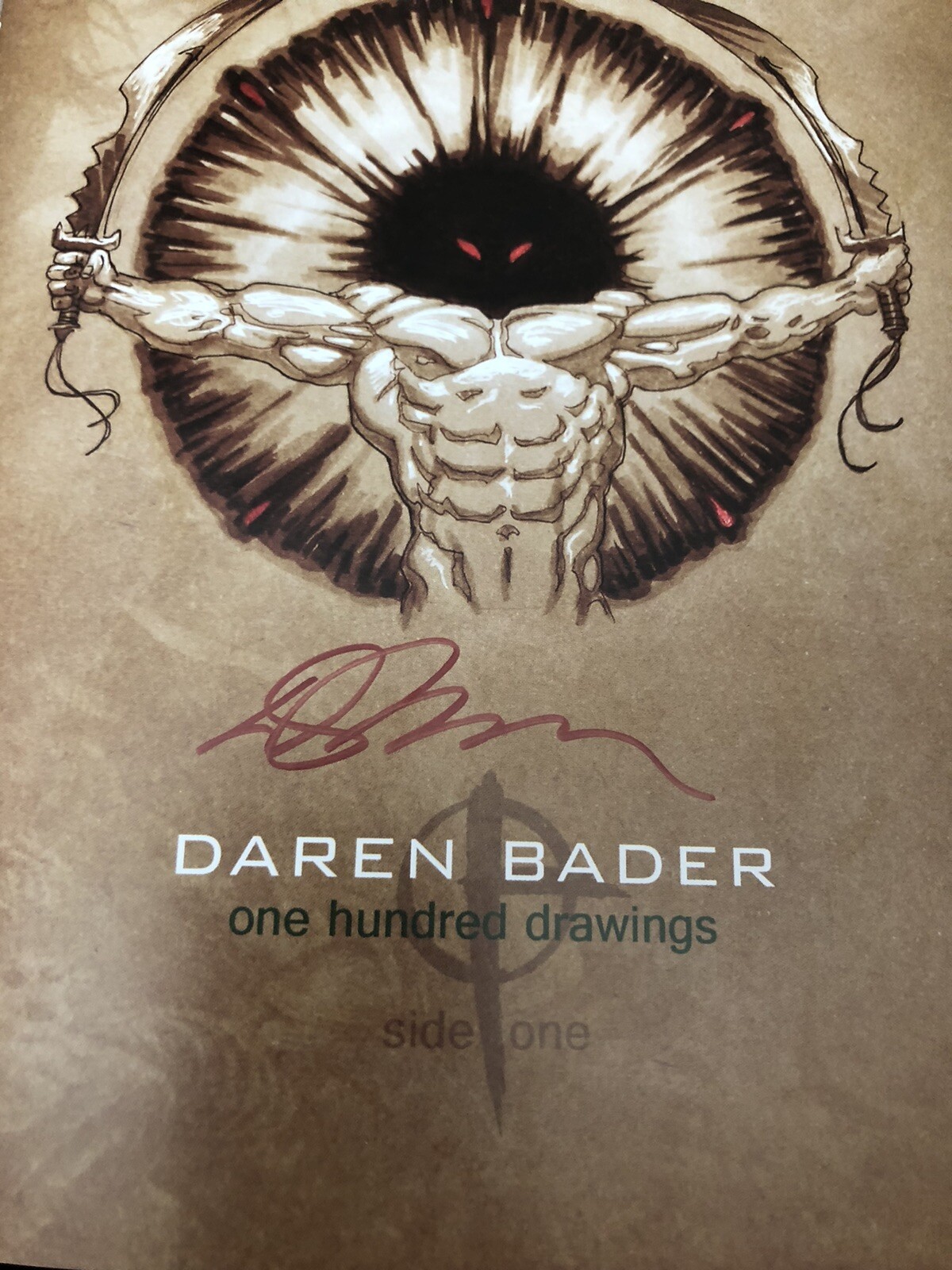 Daren Bader one hundred drawings Autographed!!!!!!