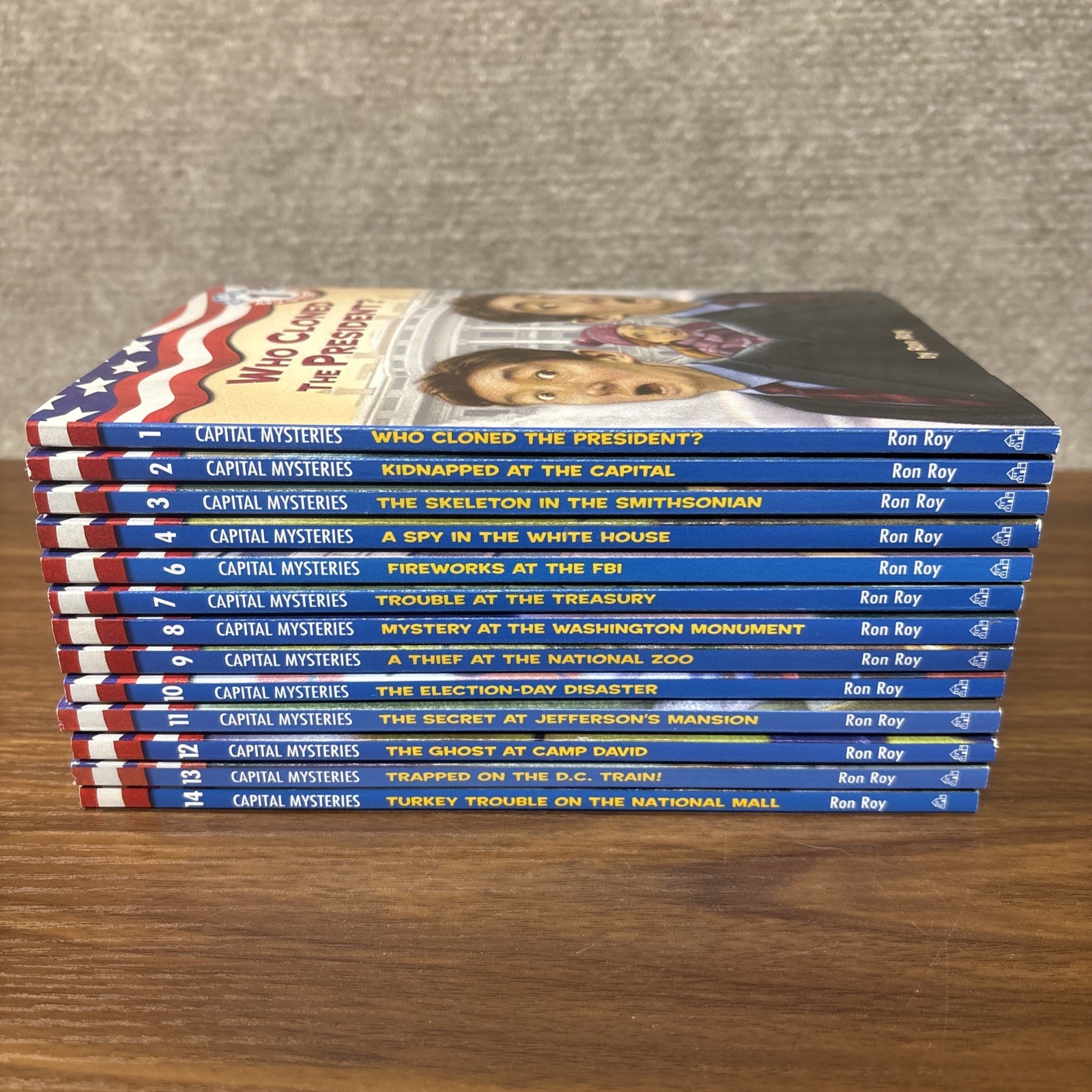 CAPITAL MYSTERIES Ron Roy Chapter Books Incomplete Series Lot 1-4 And 6-14
