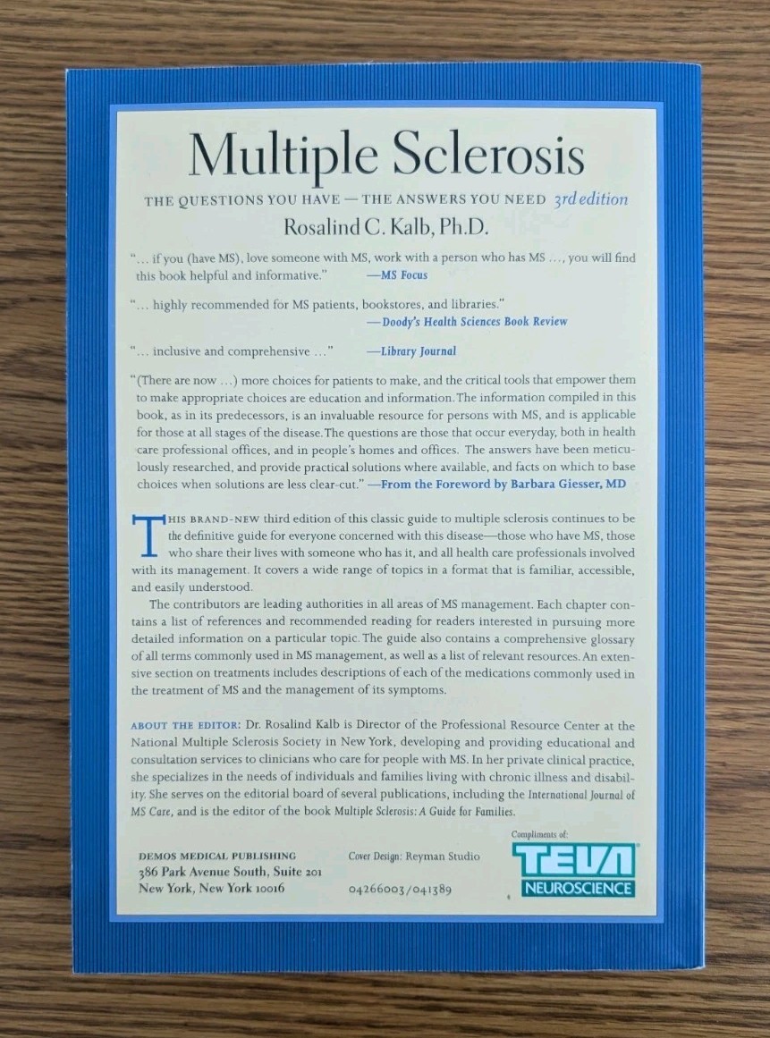 Multiple Sclerosis : The Questions You Have – The Answers You Nee 2004 Paperback