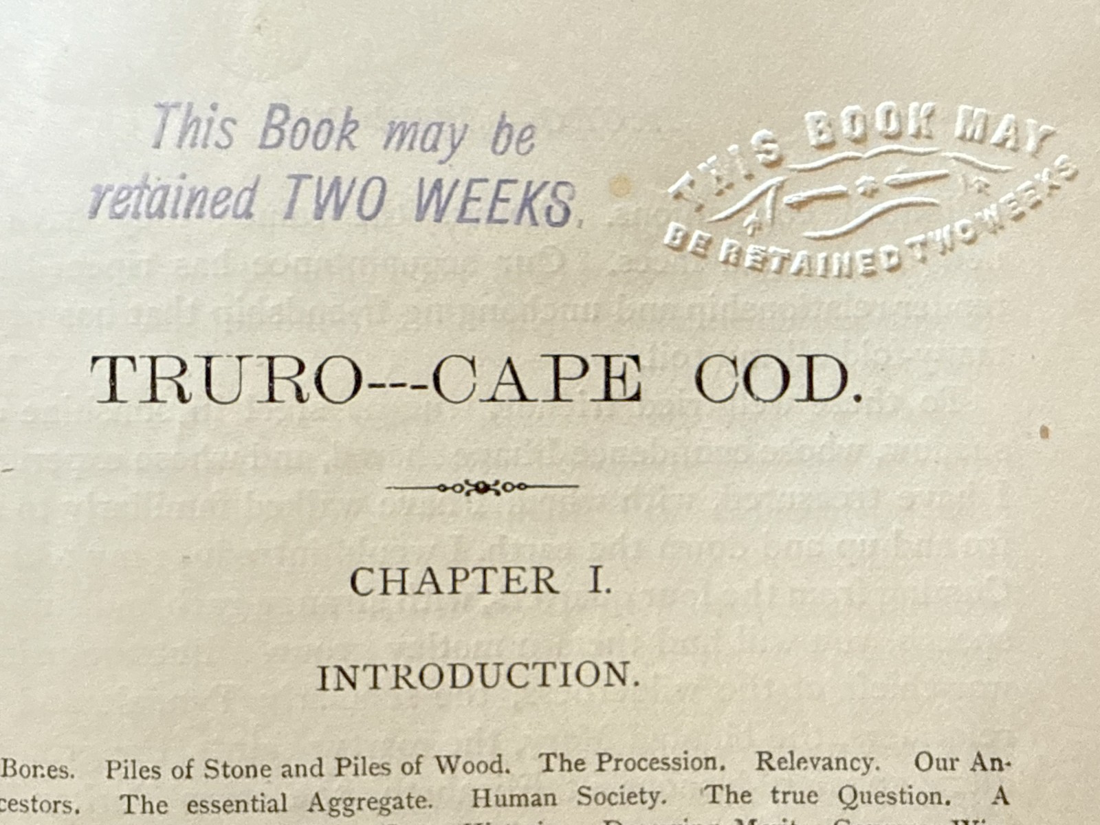 1st Edition 1883 Truro-Cape Cod Land Marks & Sea Marks HC Book by Shebnah Rich