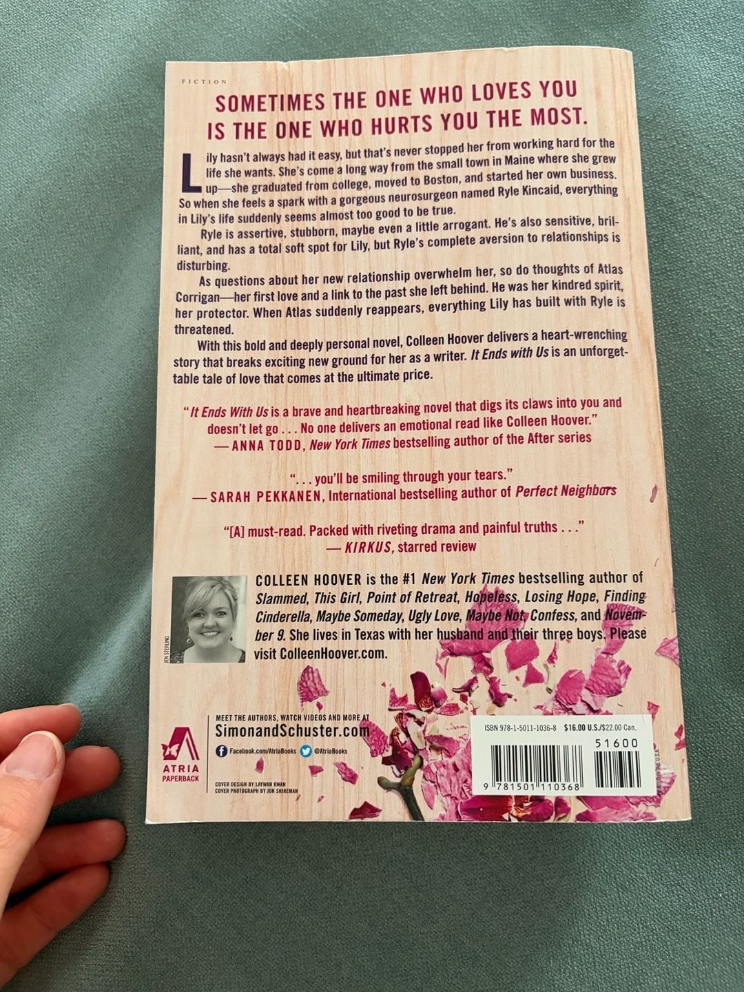 It Ends with Us by Colleen Hoover (Signed Paperback first edition)