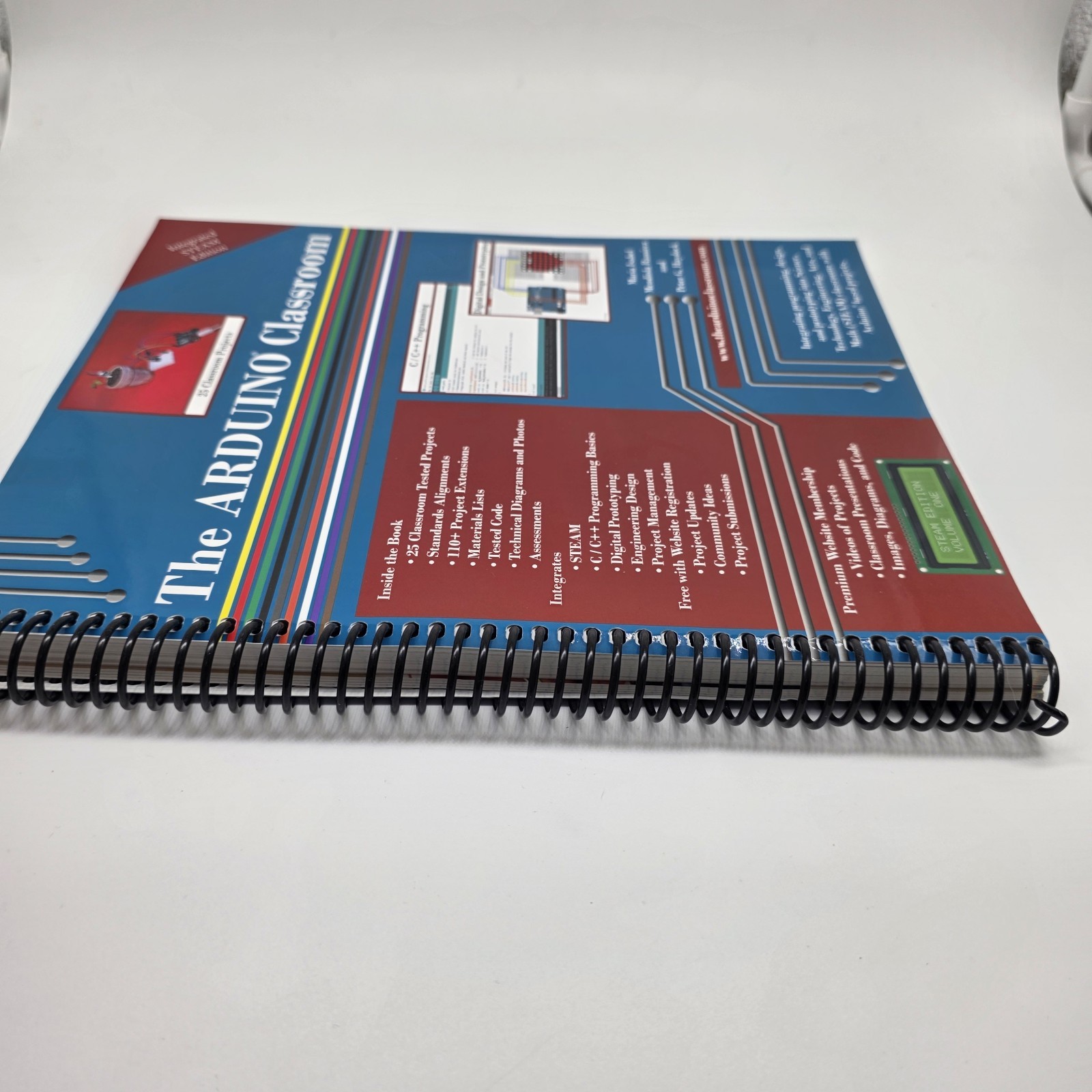 The Arduino Classroom STEAM Edition Vol 1 Spiral Bound – Rare STEAM STEM 📕