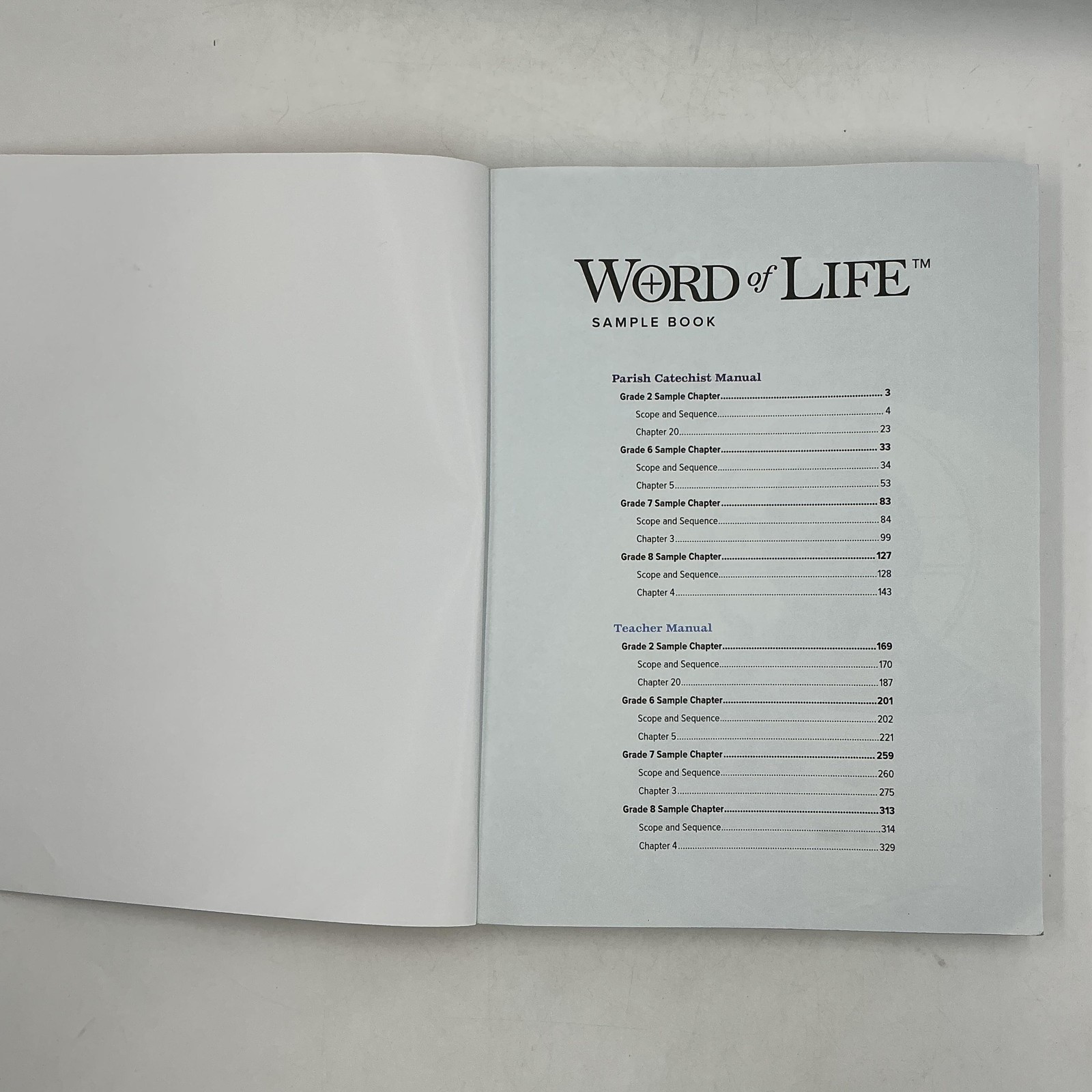 WORD Of LIFE Sample Book Augustine Institute Paperback Yellow Good Condition
