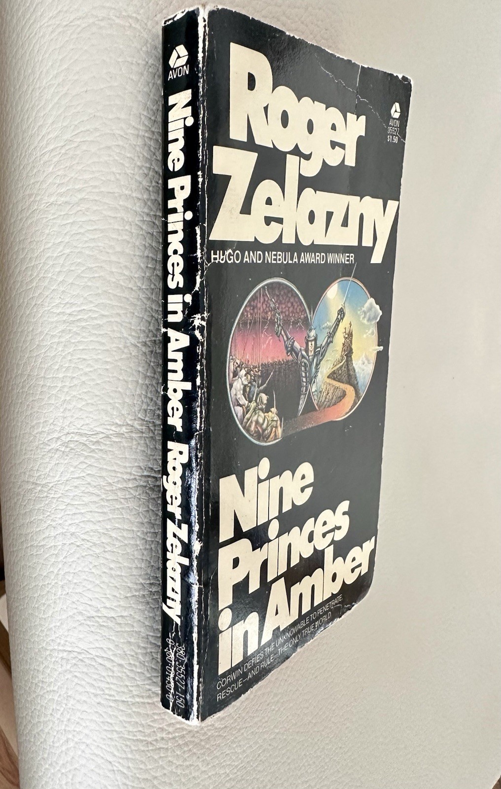 Roger Zelanzny SIGNED NINE PRINCES IN AMBER Paperback 1972