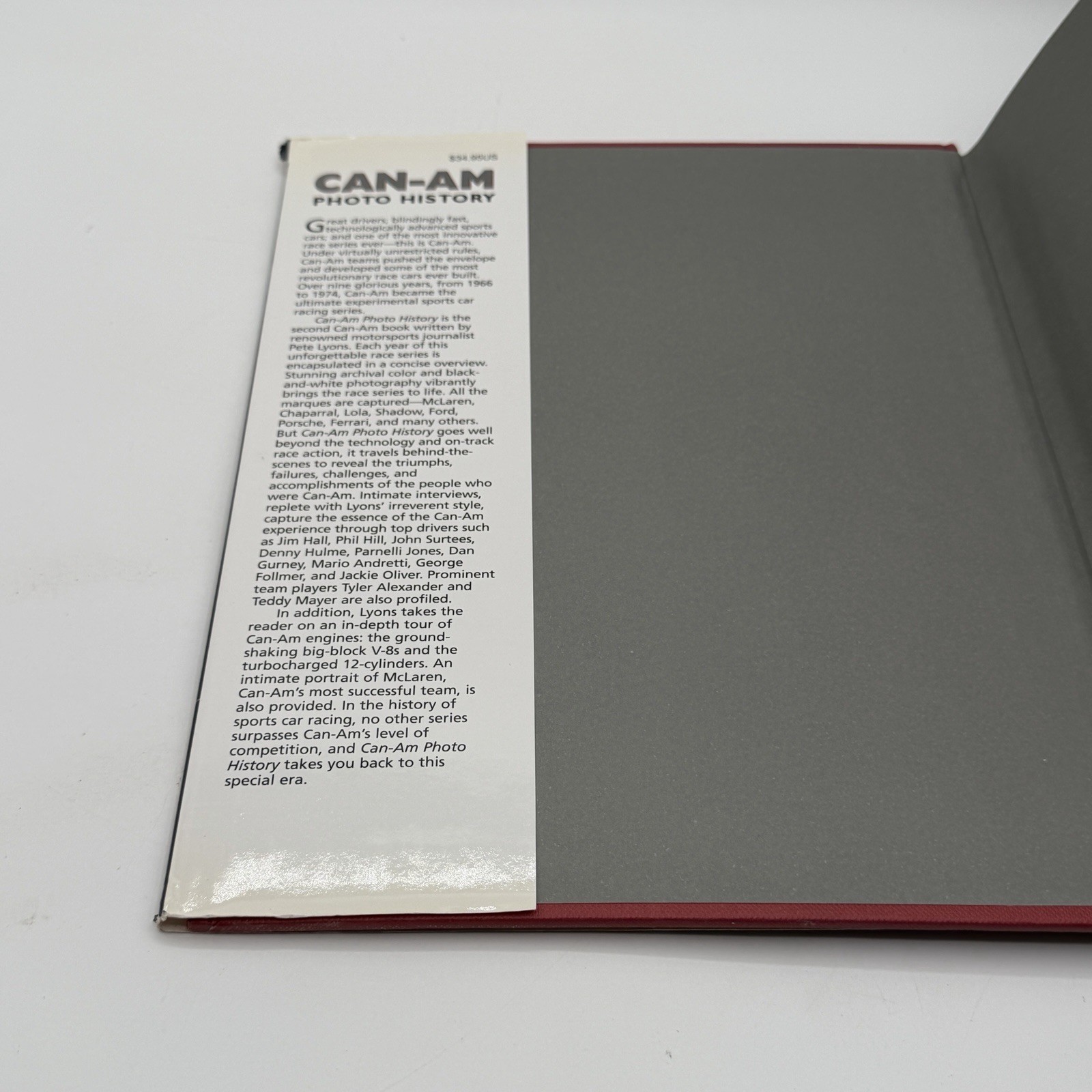 Can-Am Photo History by Pete Lyons Book w/ Dust Jacket