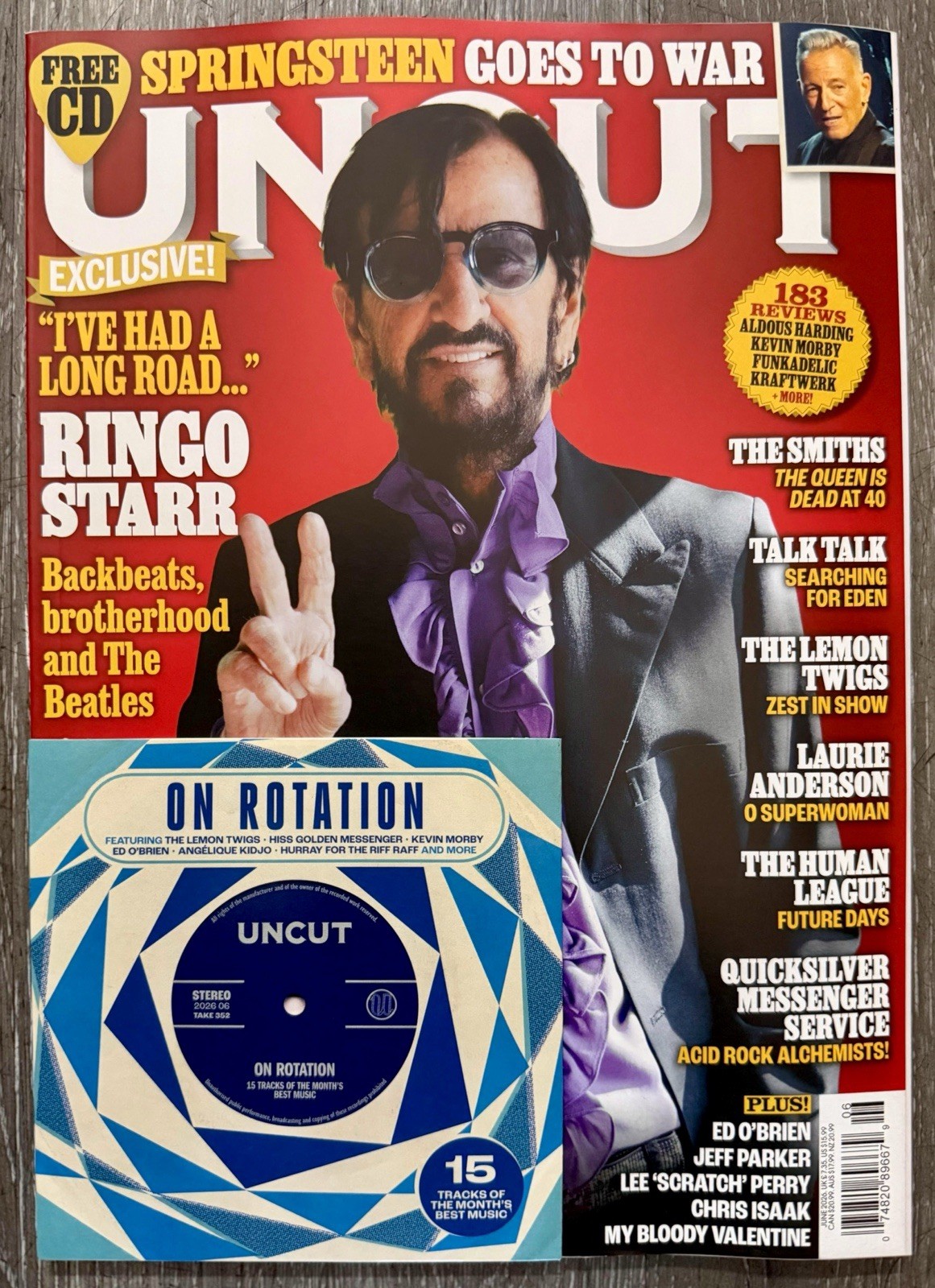 MOJO MAGAZINE -JUNE 2026 – RIMGO STARR – CD – BRAND NEW