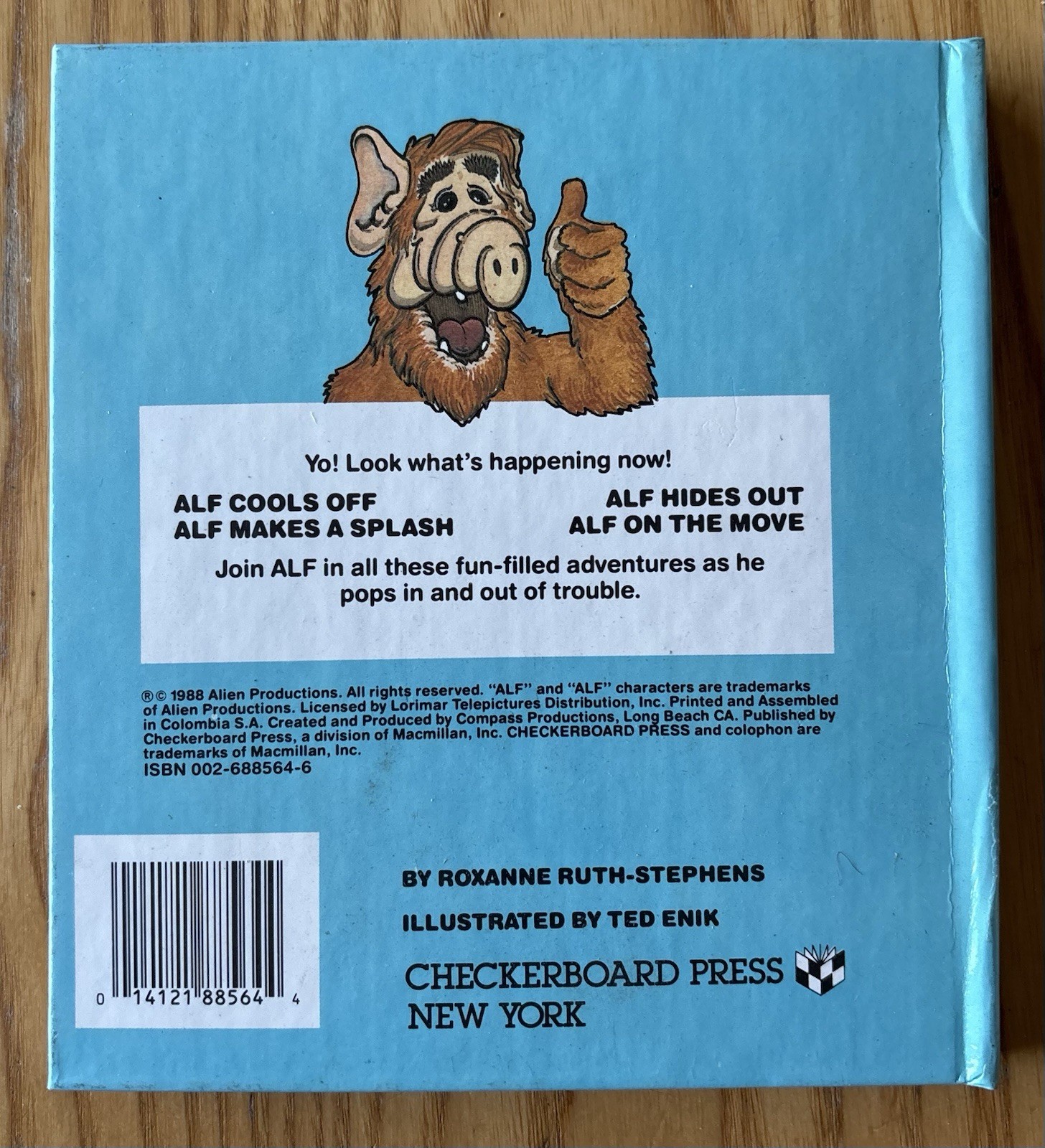 1988 Alf Hides Out Interactive Book NEW Rare 1980’s Alien