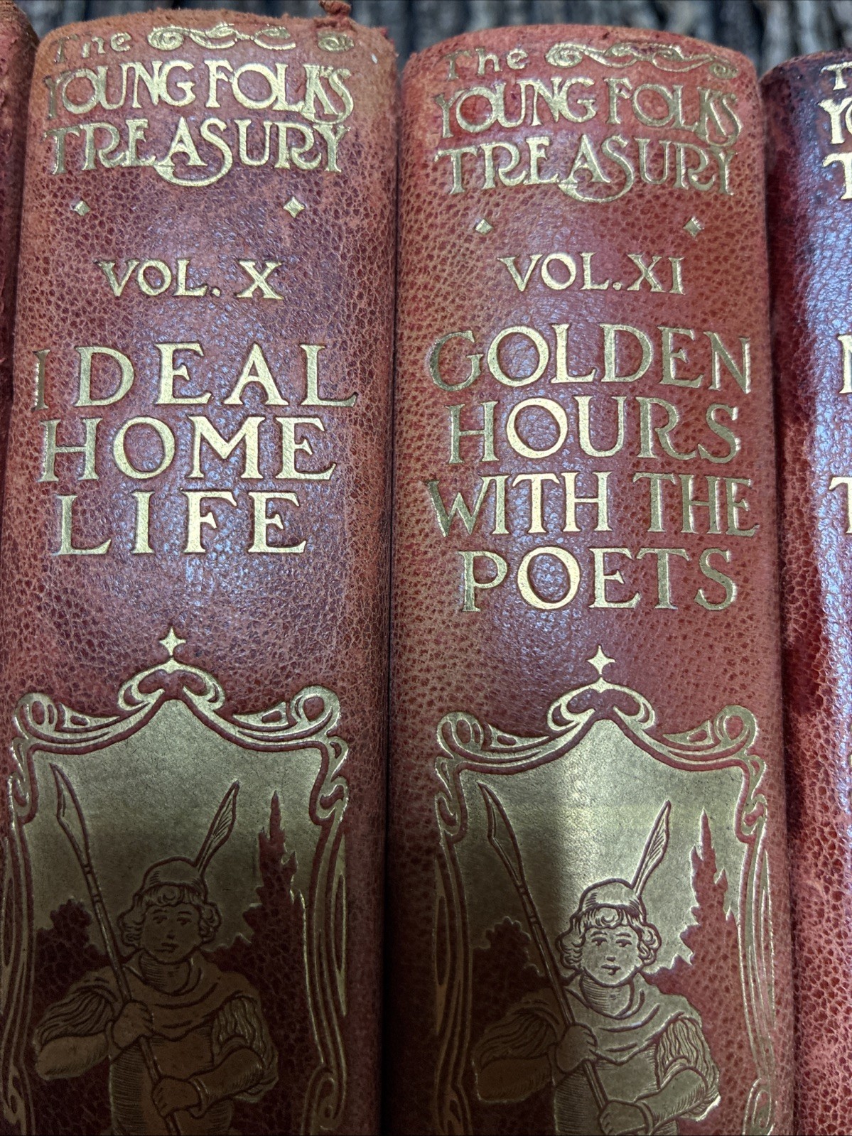 1900 The Children’s Classics Vintage 12-Volume Set Fine Binding Amazing Set