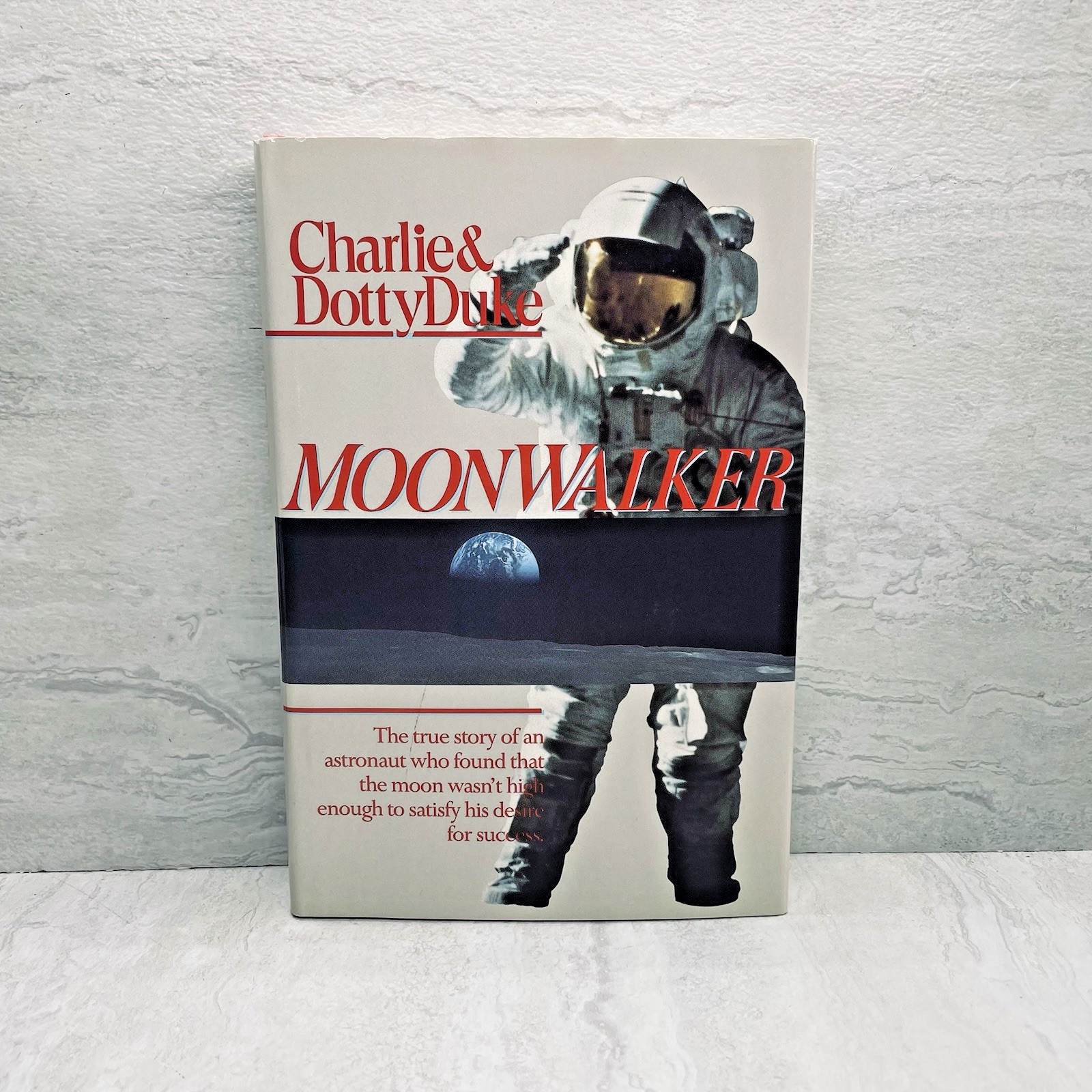 Moonwalker Signed BOTH Charlie & Dotty Duke – Astronaut Apollo 16 Moon Walker HC