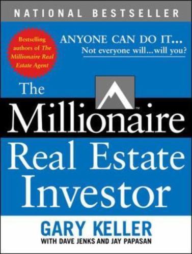 The Millionaire Real Estate Investor, USED-Very Good, Keller, Gary,Jenks, Dave,P
