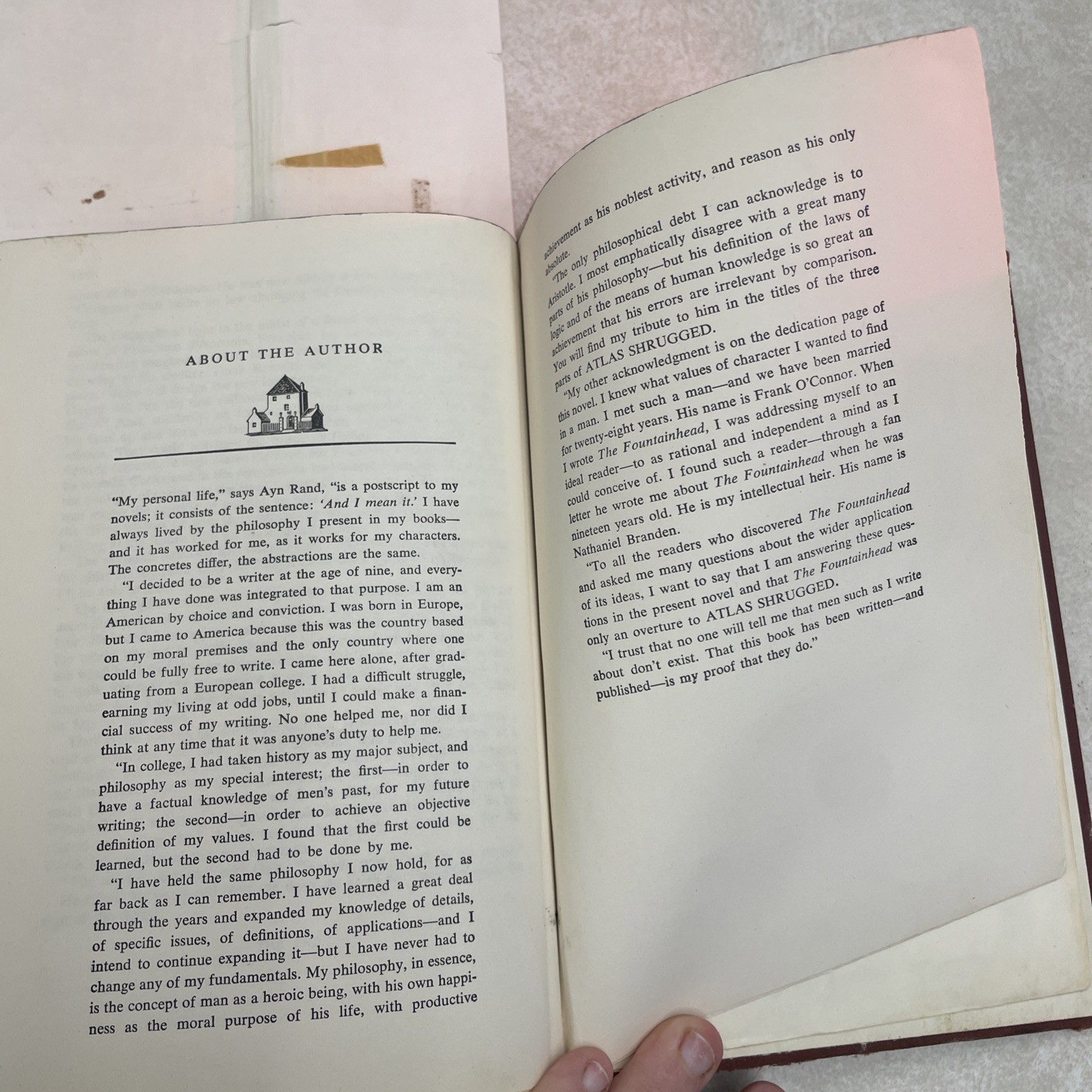 Atlas Shrugged by Ayn Rand First Edition 12th Printing w/ Original Dust Jacket