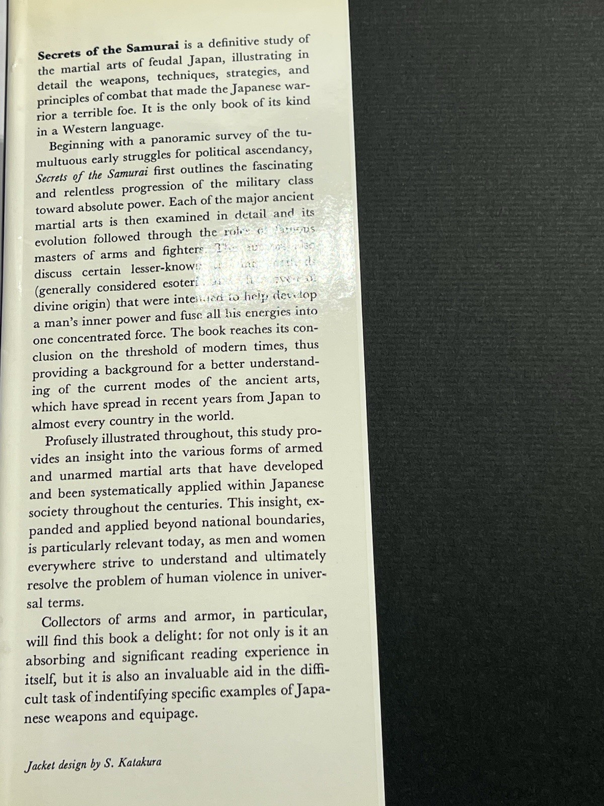 1980 • Secrets of the Samurai • Oscar Ratti & Adele Westbrook• HC/DJ