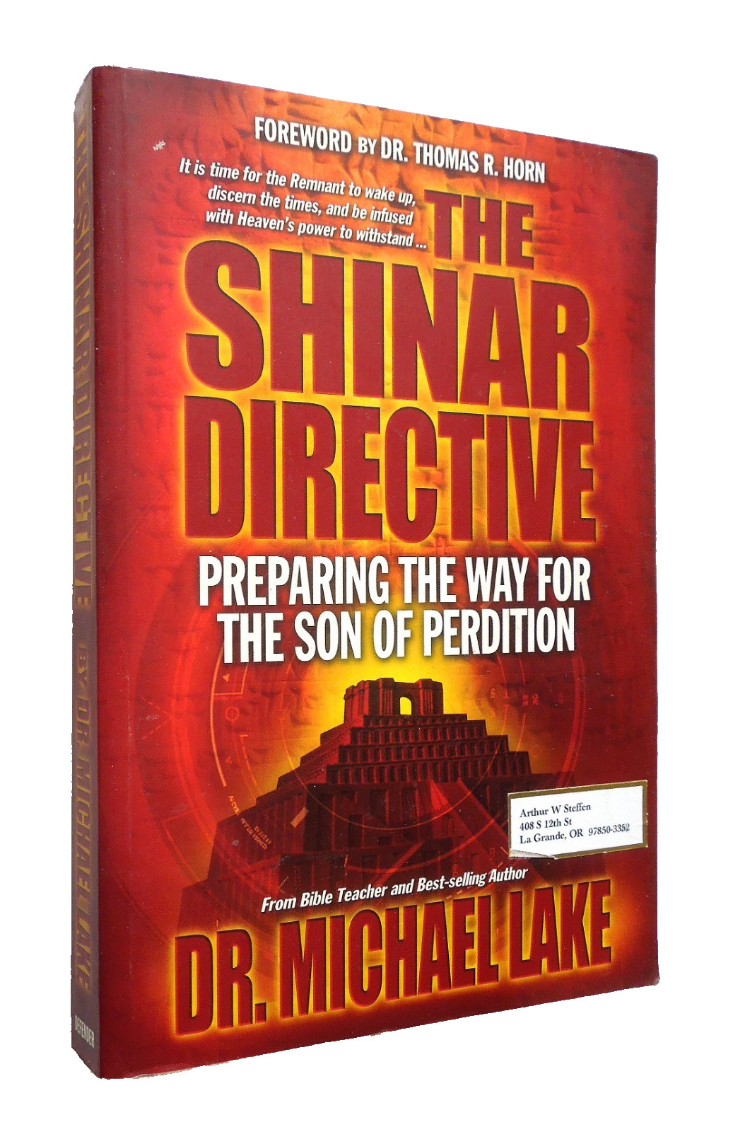 The Shinar Directive – Michael Lake, 2014 sc, Defender Publishing