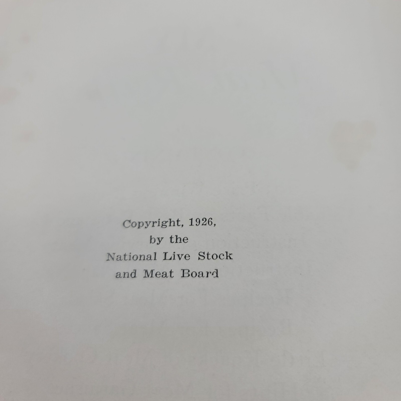 My Meat Recipes M. C. Lovell Natl Livestock & Meat Board 1926 Vintage