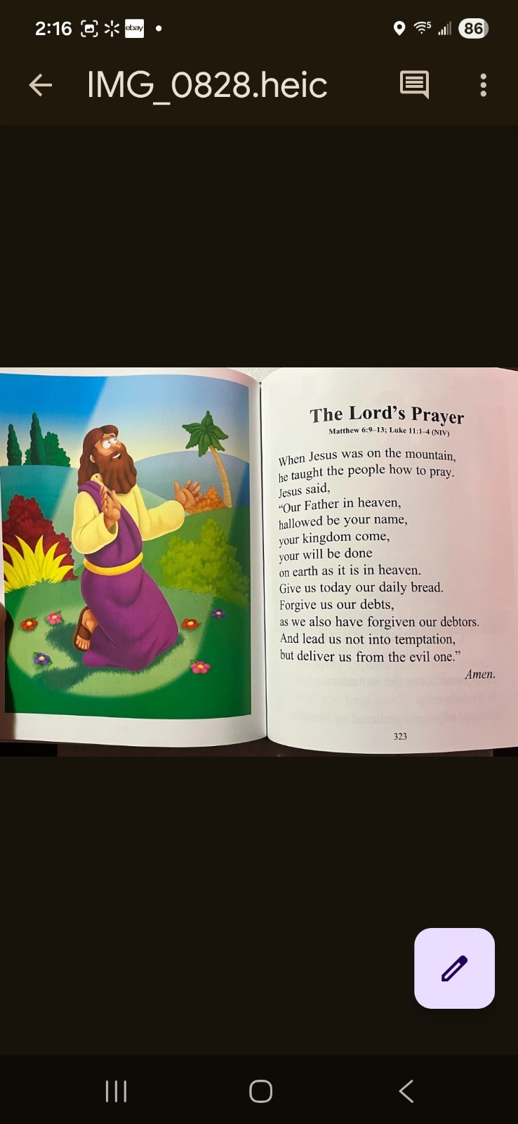 The Beginner’s Bible: Timeless Children’s Stories Hardcover/ Color Photos
