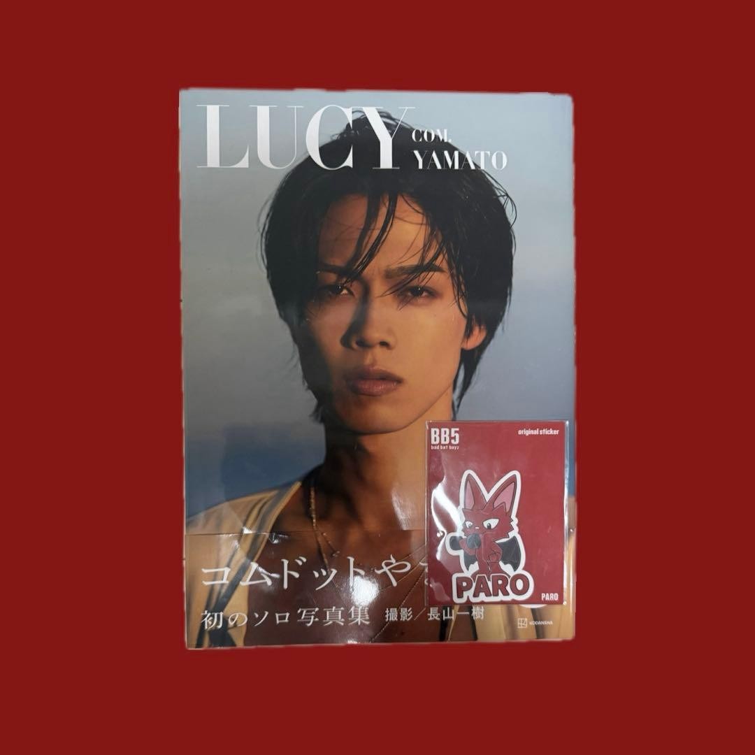 Comdot Yamato Solo Photo Book with Unopened LUCY PARO Sticker 7cm Band