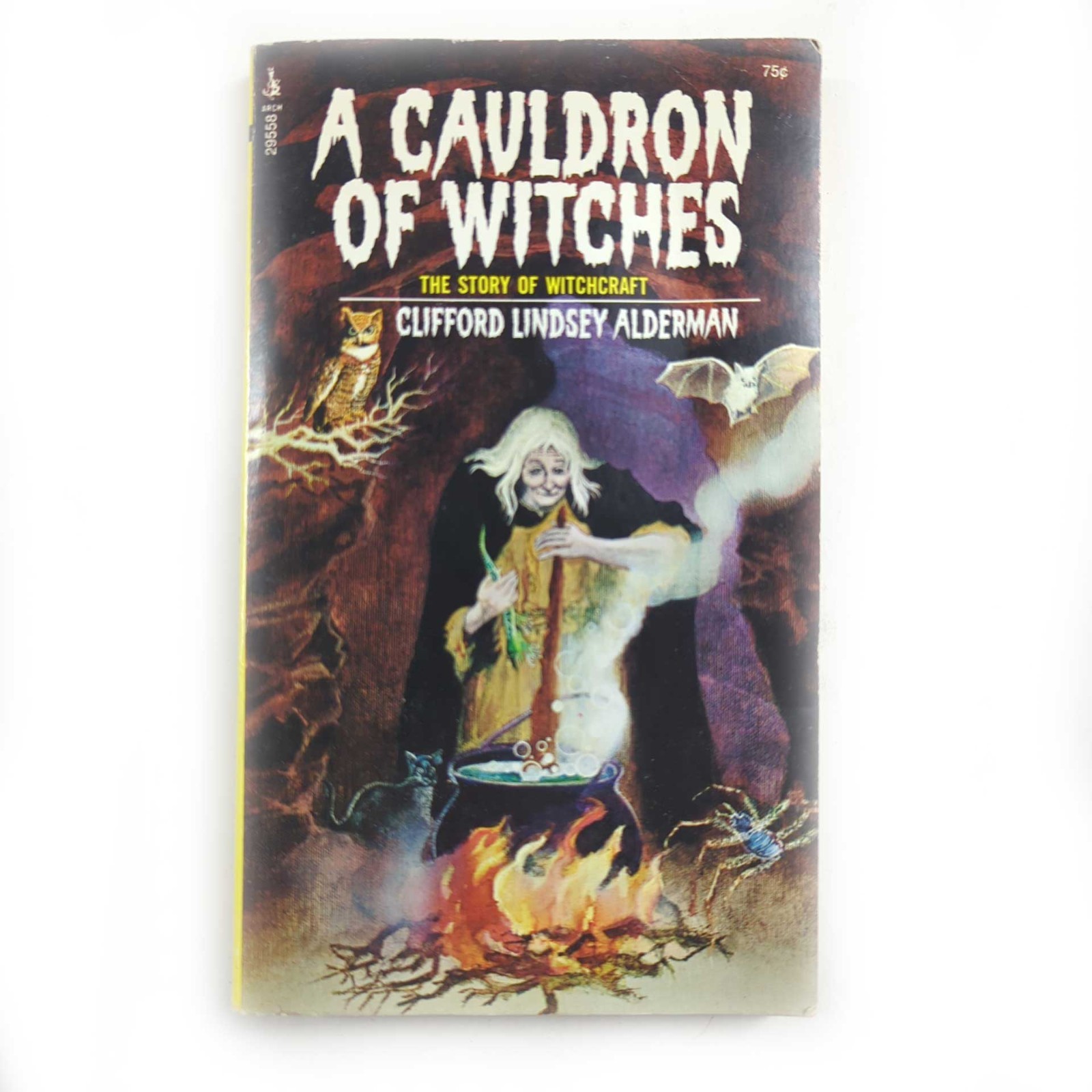 1973 A Cauldron of Witches by Clifford Lindsey Alderman PB 182 Pages