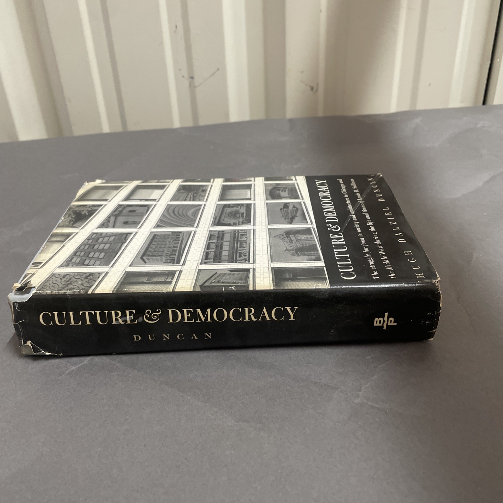 CULTURE & DEMOCRACY Louis SULLIVAN Architecture Philosophy CHICAGO SCHOOL HC 1st