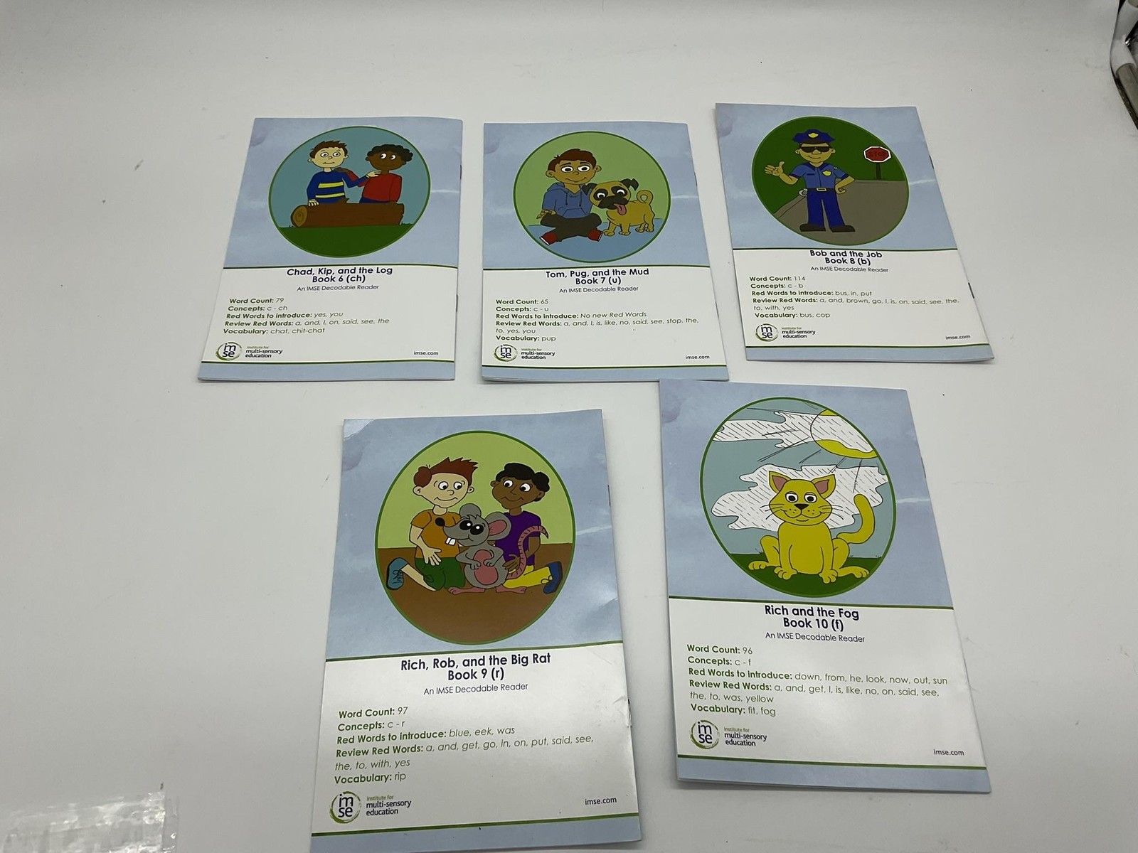 IMSE Decodable Readers Lot 5 Susan Clewis Phonics Kids Softcover Blue Books