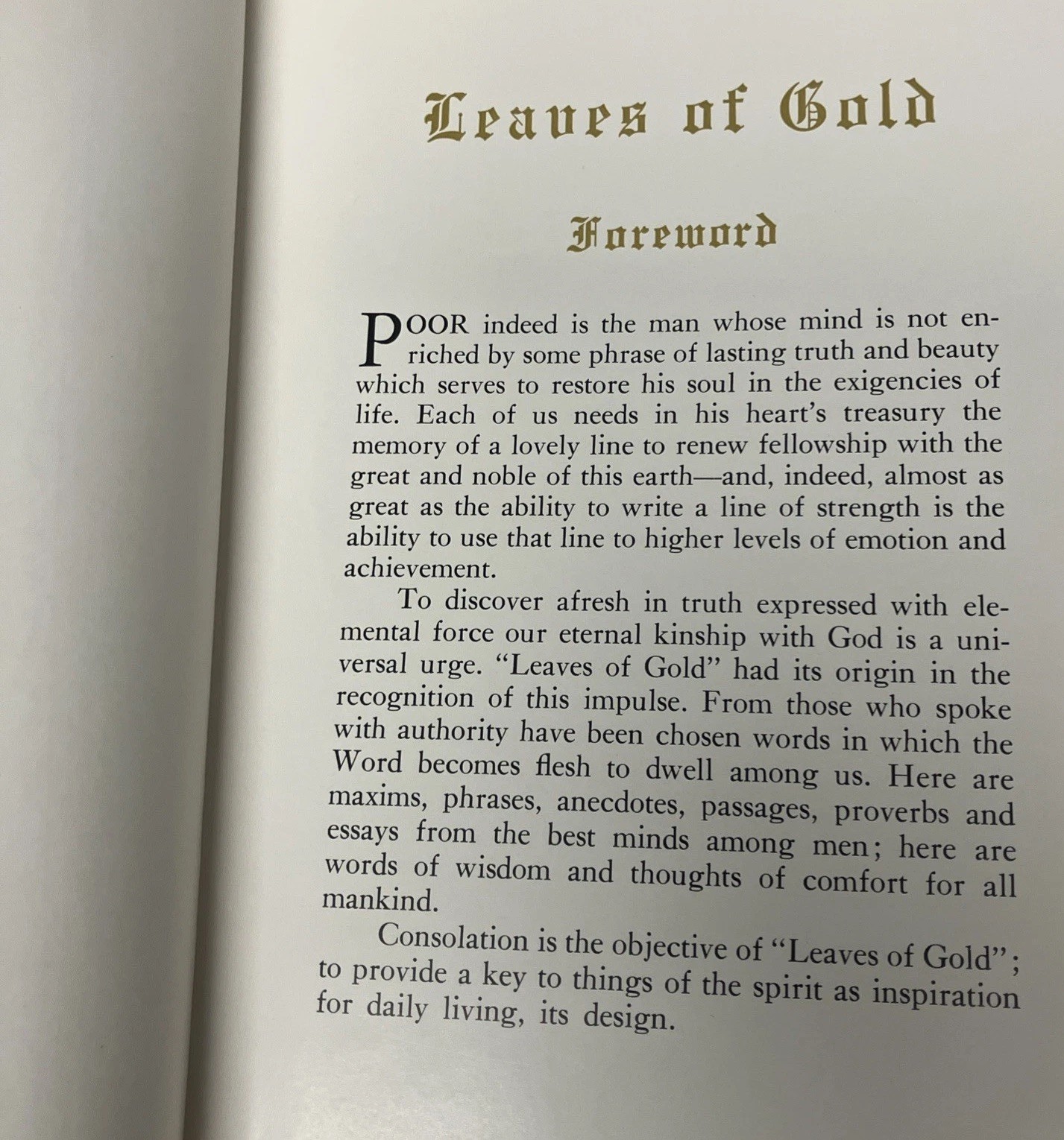 Vintage 1948 Book Leaves Of Gold Revised Edition By Clyde Francis Lytle