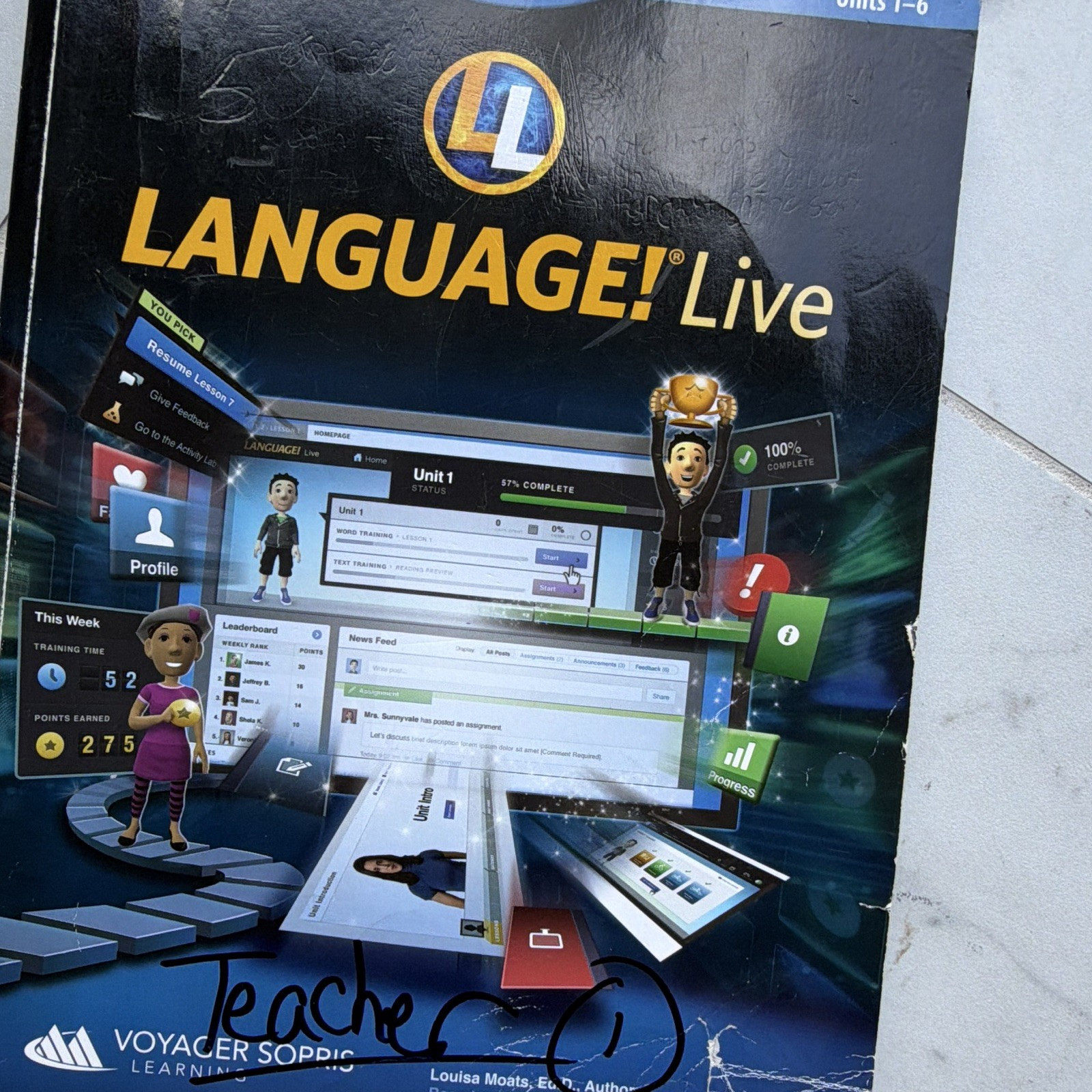 Voyager Sopris Learning LANGUAGE! Live Level 1 Teacher’s Edition PB 2012 272p