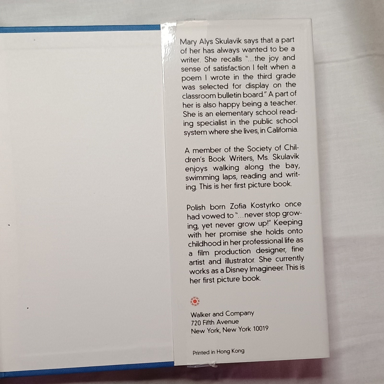 Bert Mary Alys Skulavik Hardcover Illus Zofia Kostyrko Ex-Library 1990