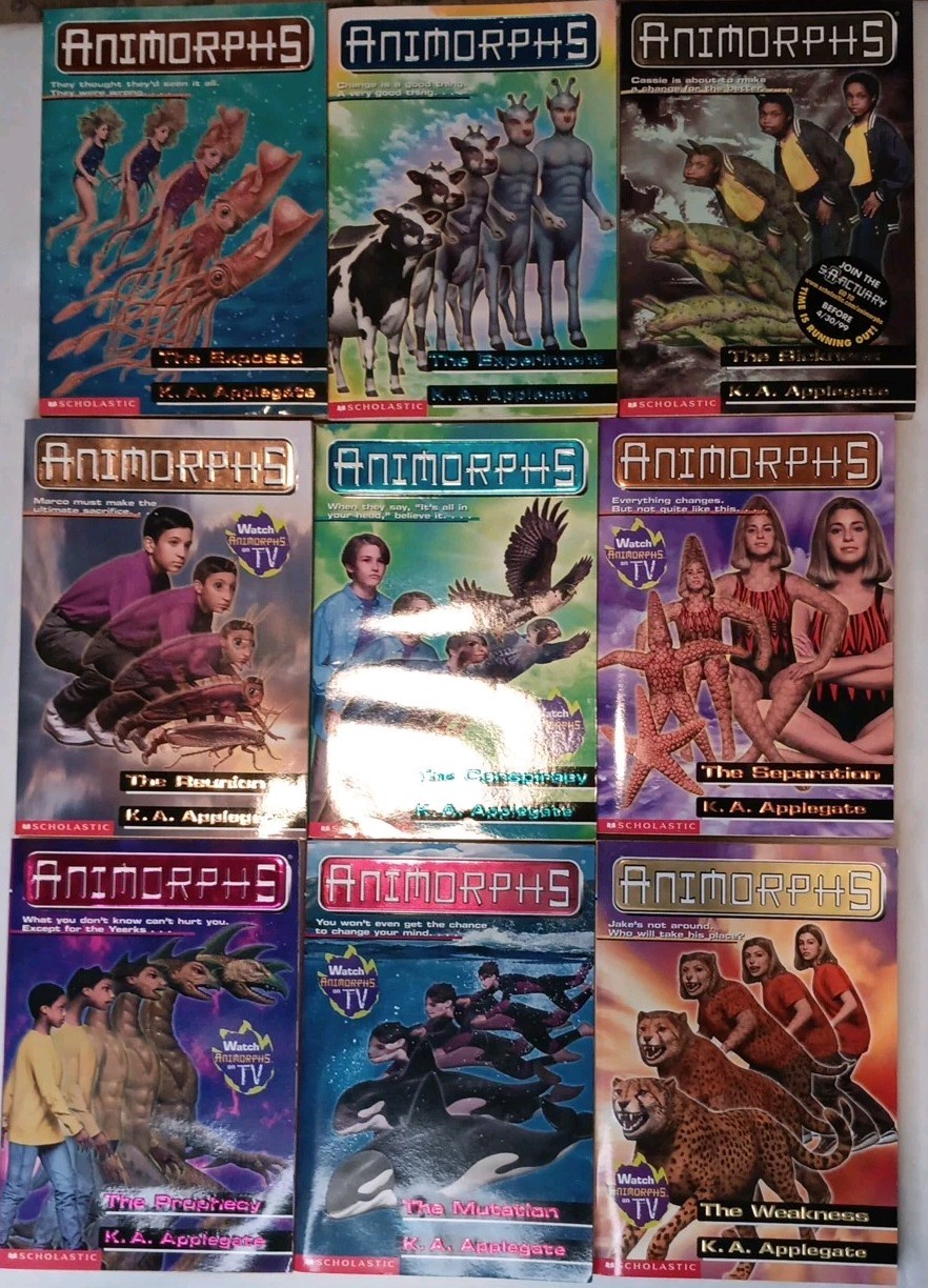 Animorphs Megamorphs Book lot K A Applegate paperback 45 Books 1-32 34 36 37 41