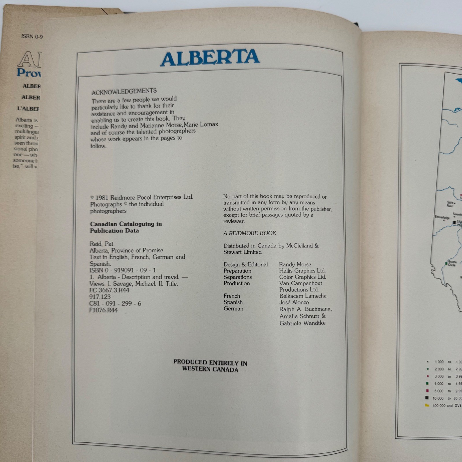 Alberta Province of Promise 1981 Hardcover DJ Multi-Signed/Inscribed Copy