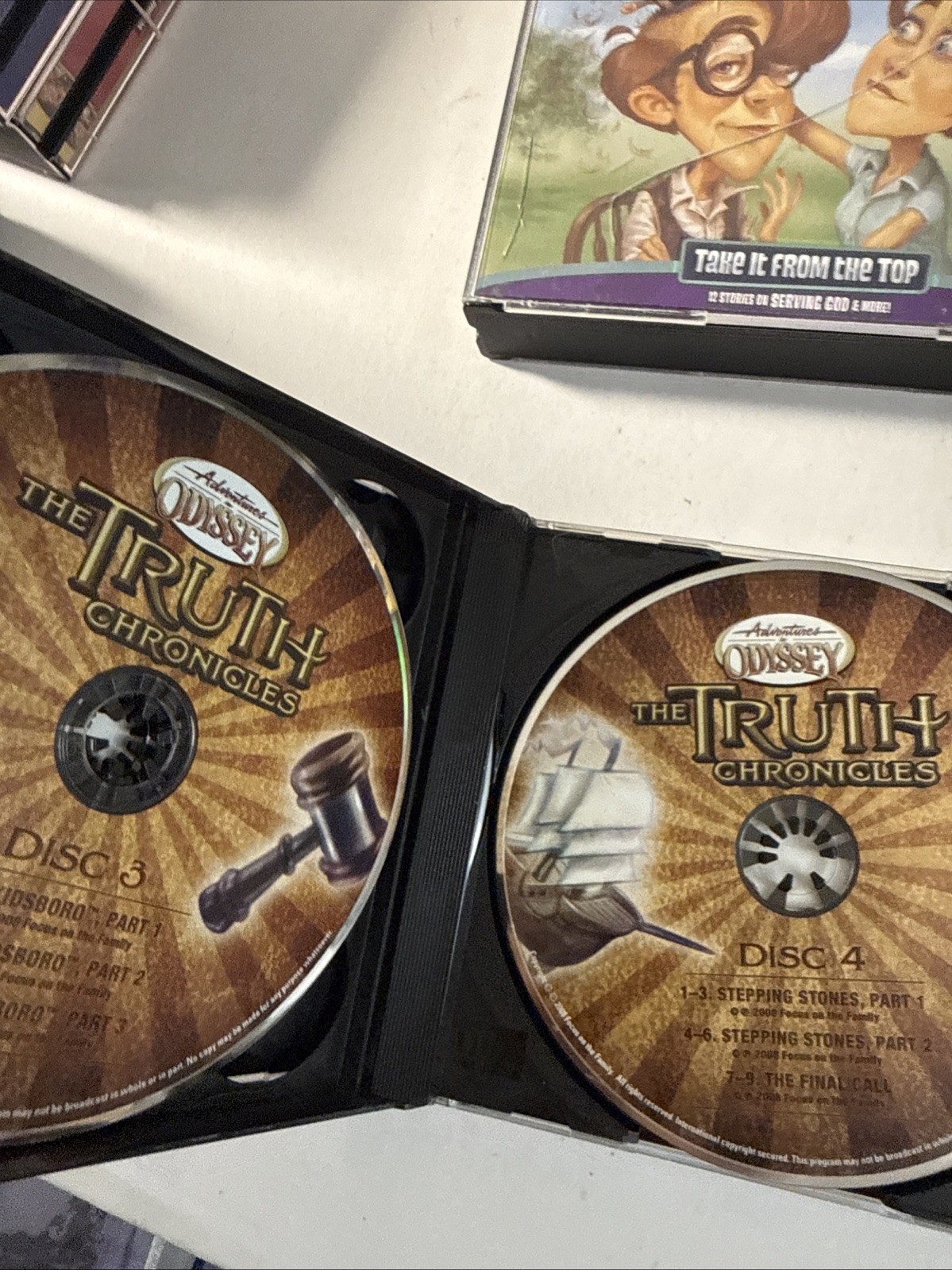 4 CD Sets (12 CDs)Adventures In Odyssey Focus On Family Audio Drama, 48 Episodes