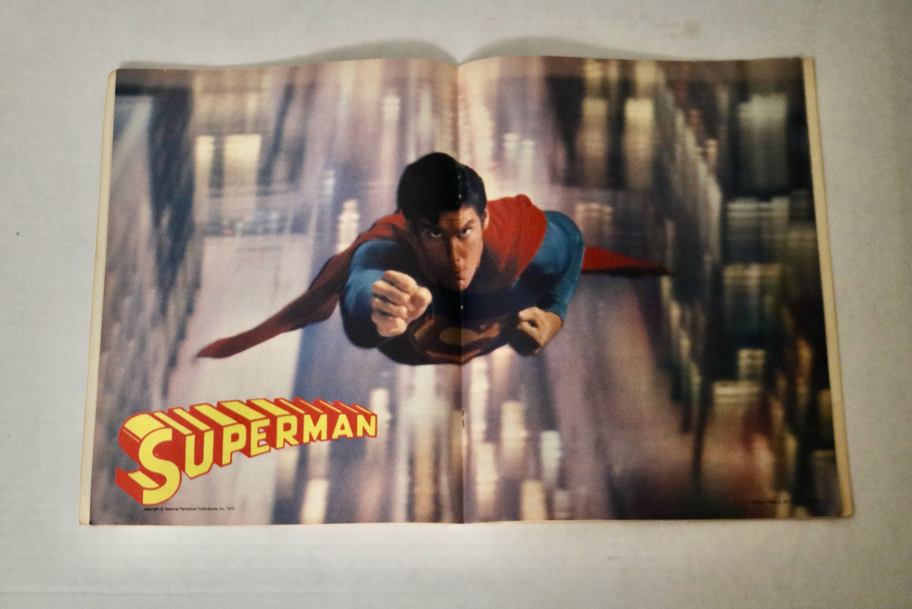 DYNAMITE magazine 1979 Superman cover Christopher Reeve Topps Baseball Card